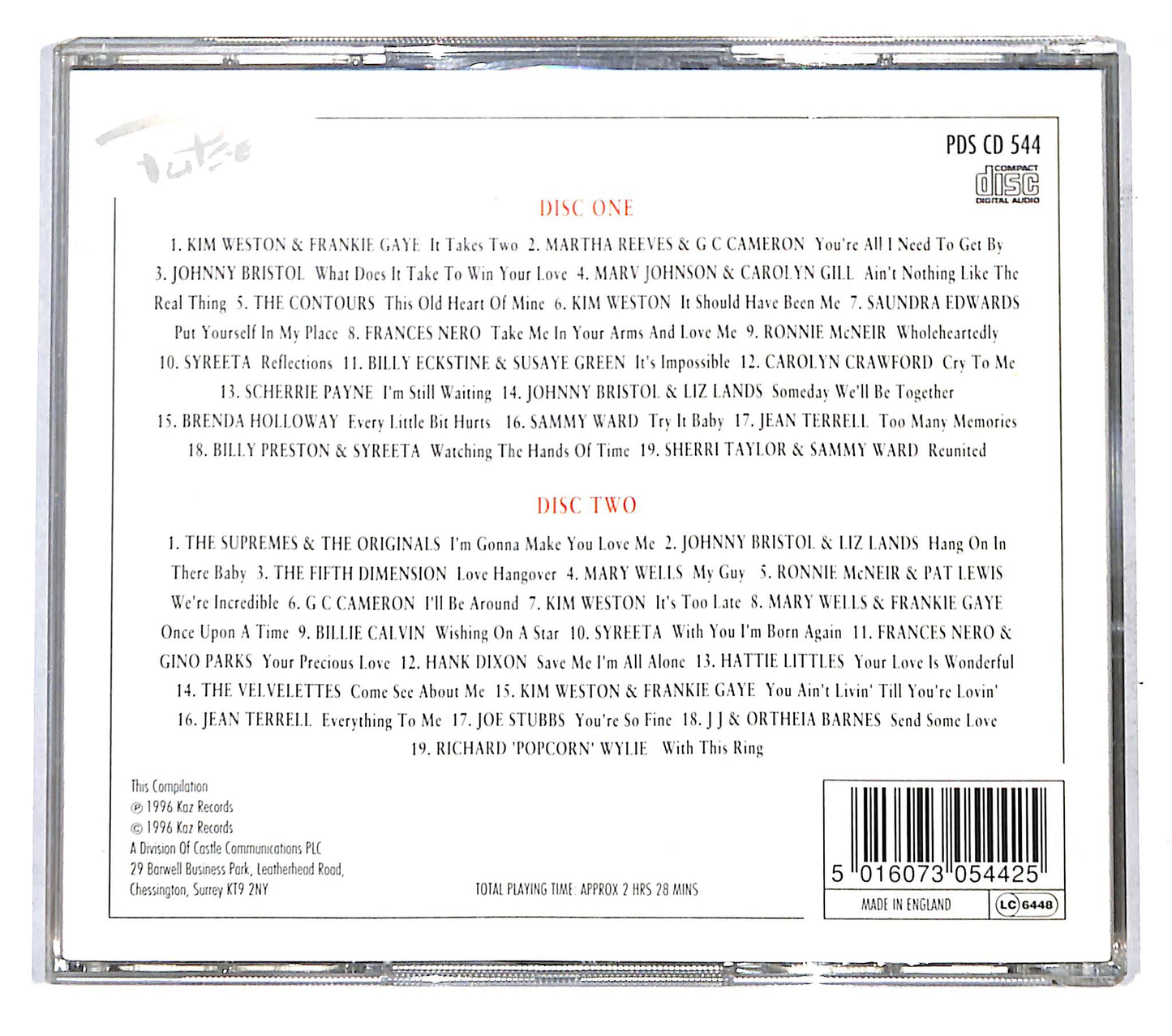 EBOND Various - It Takes two CD CB040316