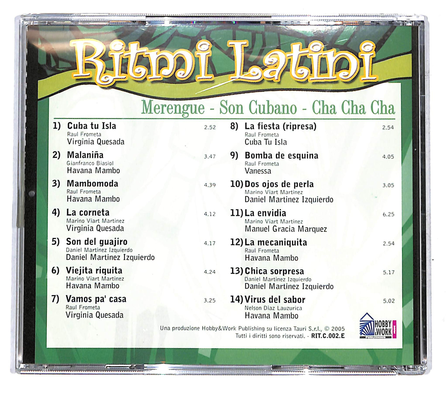 EBOND Various - Ritmi Latini - Merengue - Son Cubano - Cha Cha Cha CD CB040332