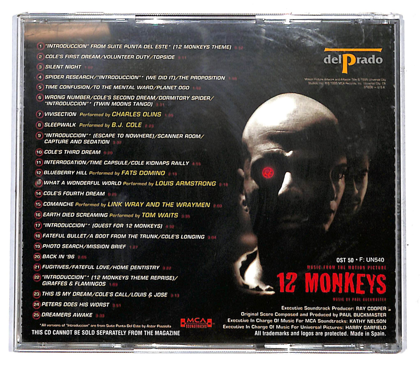 EBOND Paul Buckmaster - 12 Monkeys (Music From The Motion Picture) CD CB040335