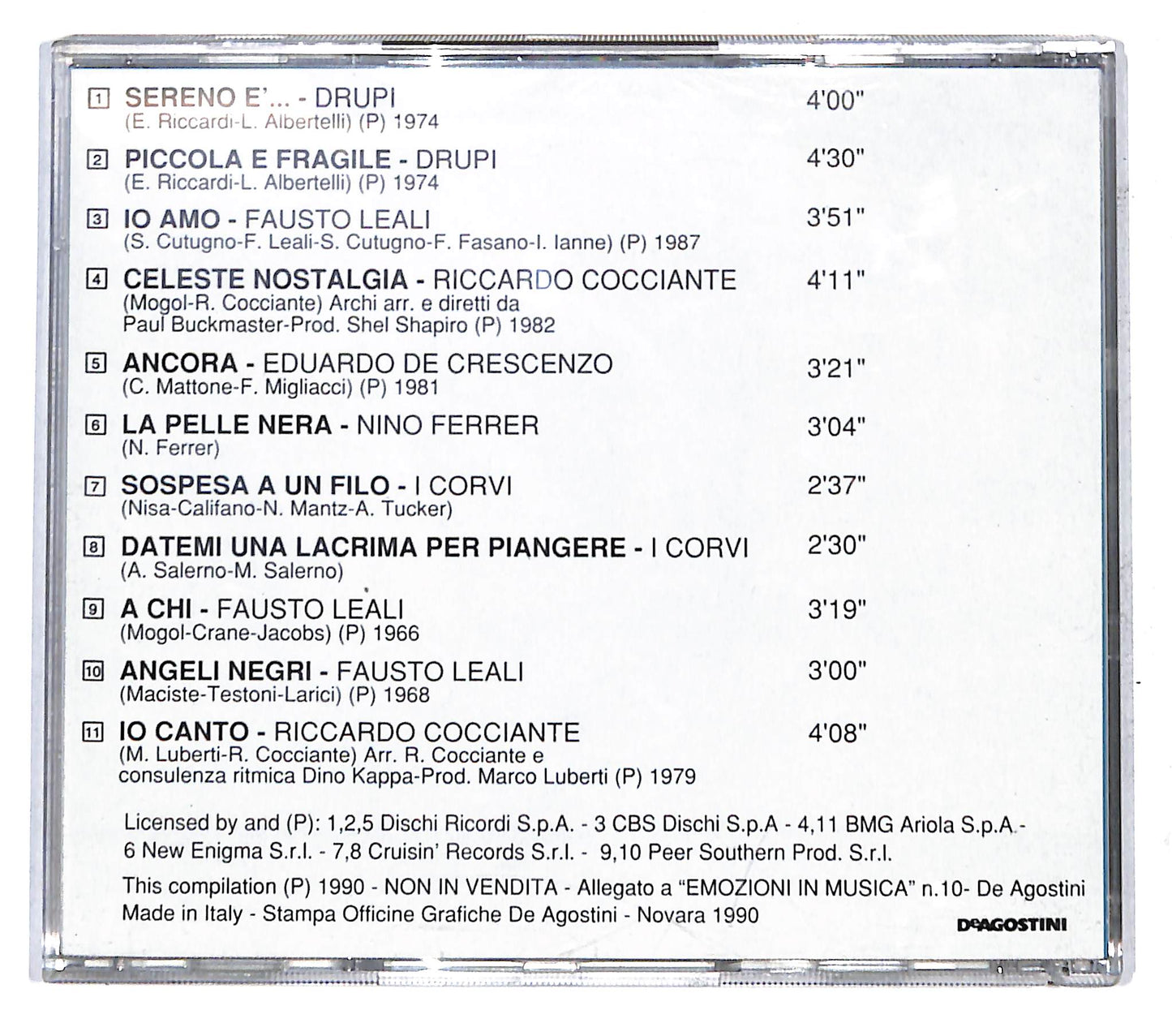 EBOND Various - Negri Bianchi EDITORIALE CD CB040344