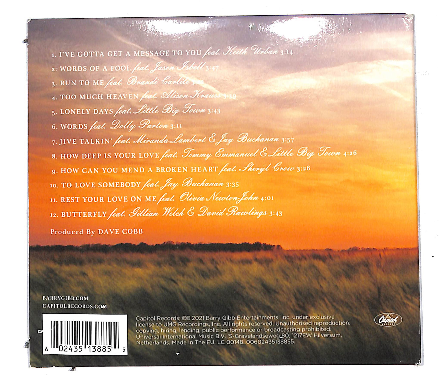 EBOND Greenfields - The Gibb Brothers' Songbook Vol. 1 CD CB040355