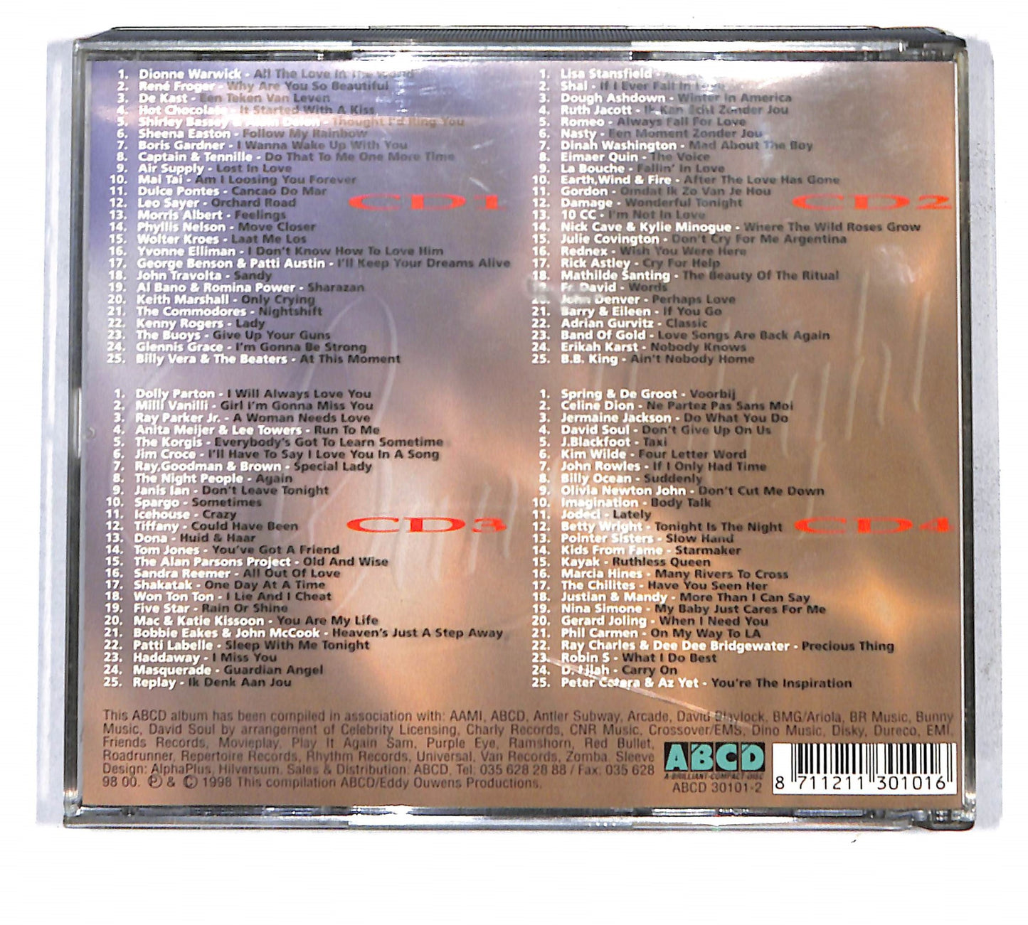 EBOND Various - Jan Van Veen Presenteert De 100 Mooiste Love Songs CD CB040359