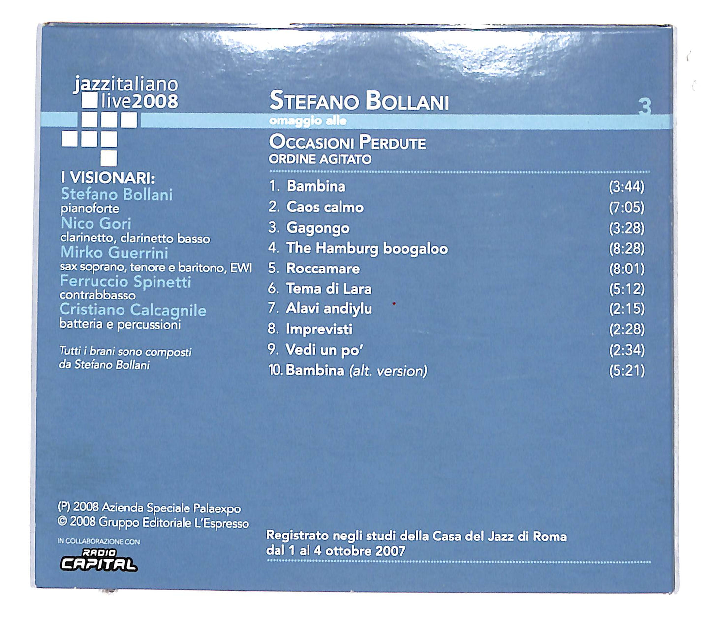EBOND Stefano Bollani - Omaggio Alle Occasioni Perdute CD CB040714