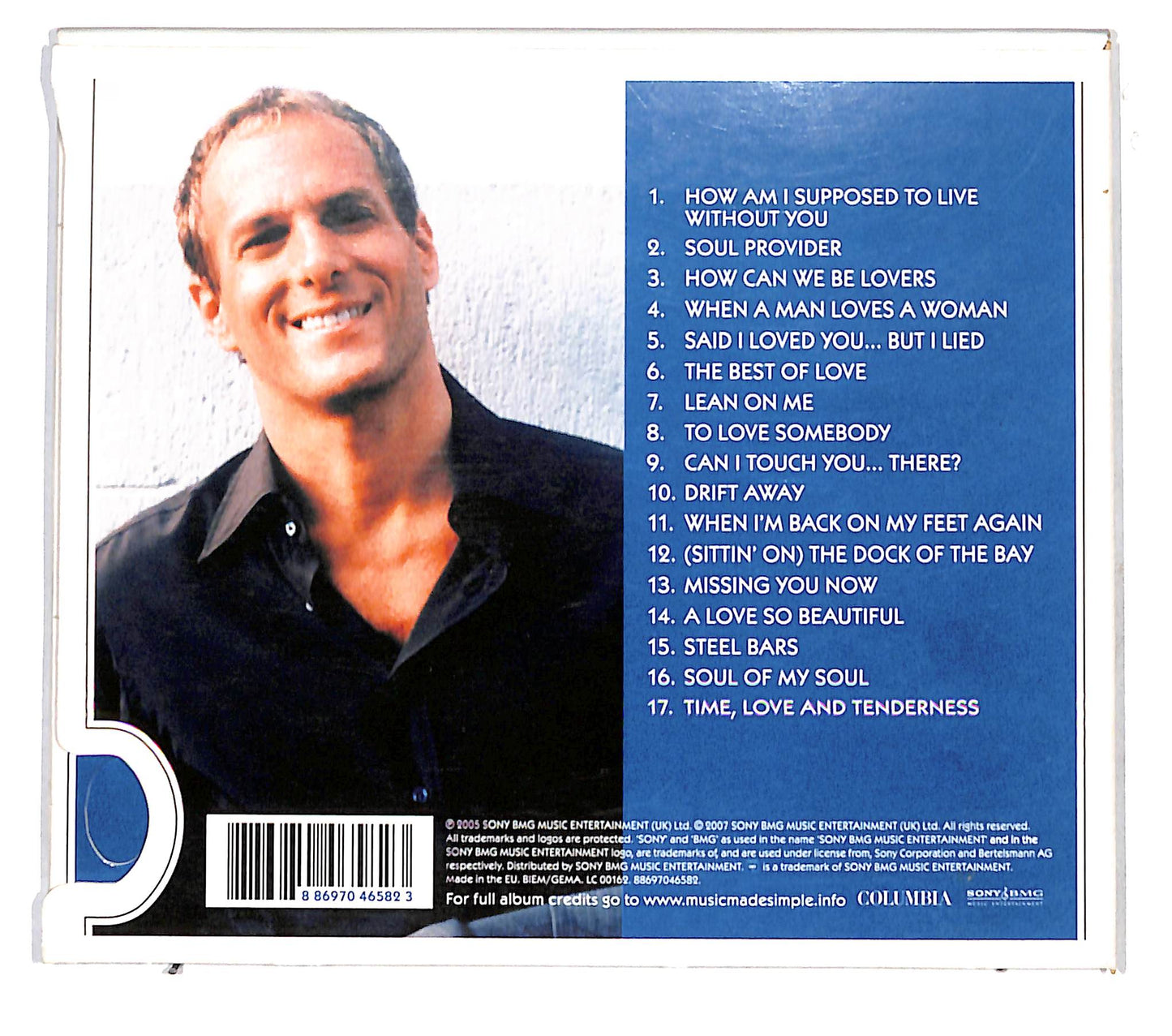 EBOND Michael Bolton - The Very Best Of Michael Bolton DIGIPACK CD CB040741