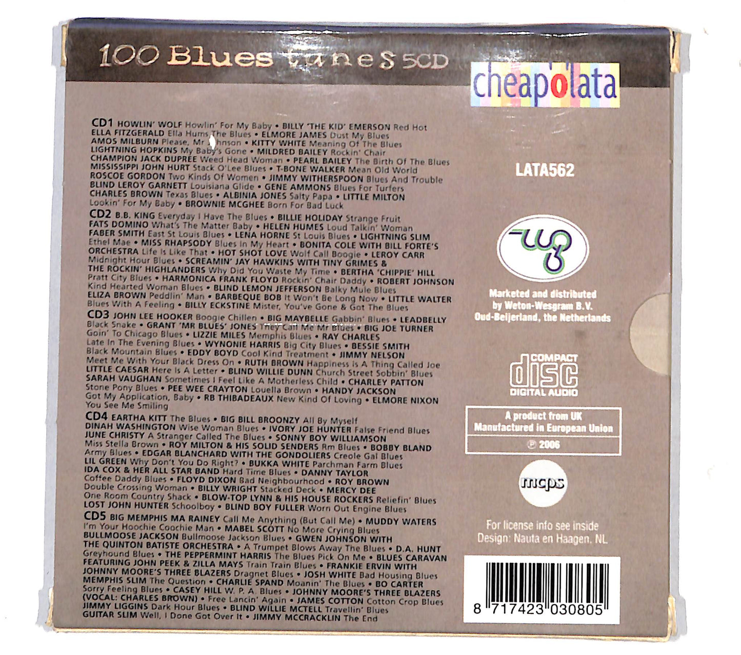 EBOND Various - 100 Blues Tunes CD CB040754