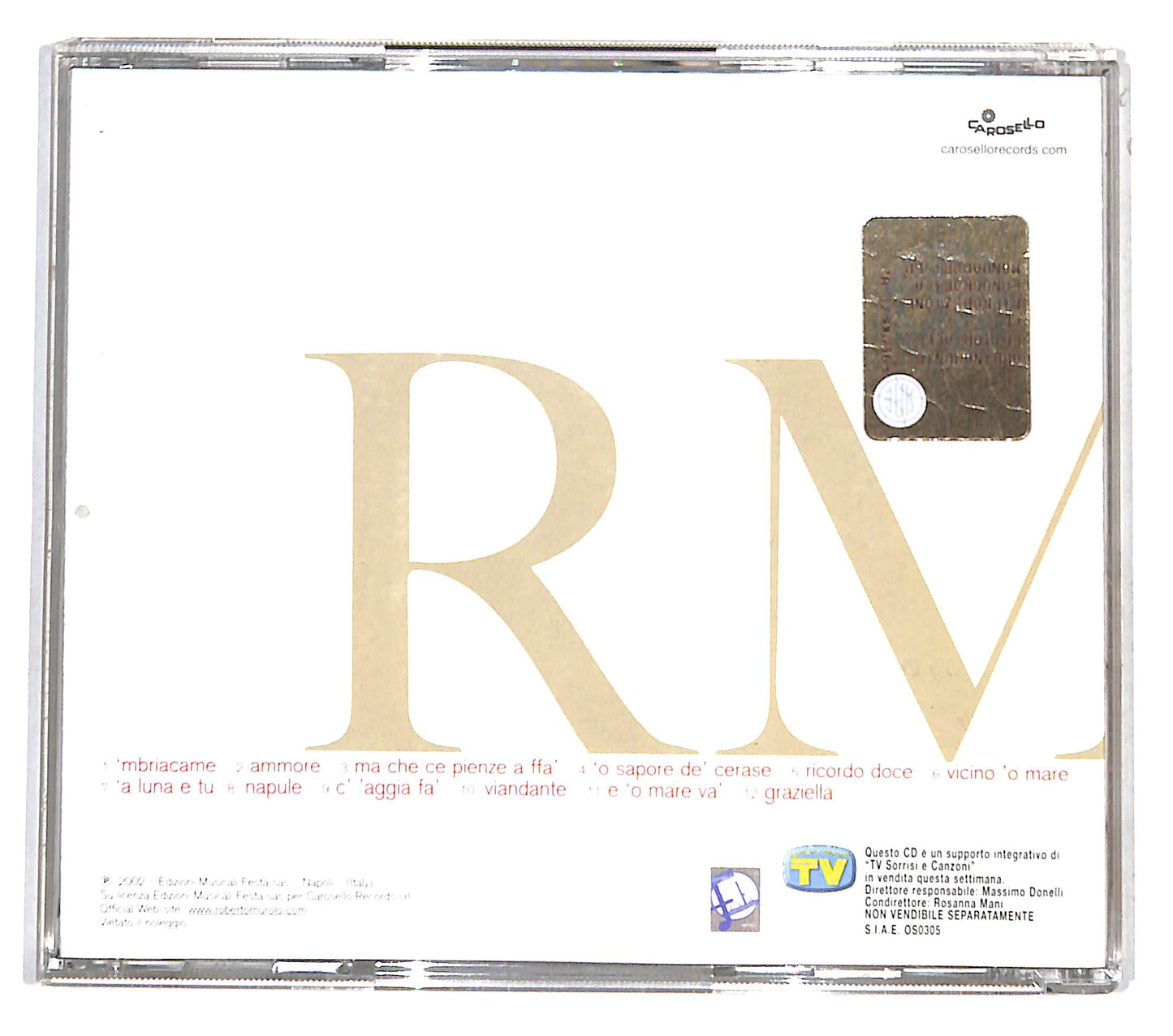 EBOND Roberto Murolo - Ho Sognato Di Cantare EDITORIALE CD CB040756