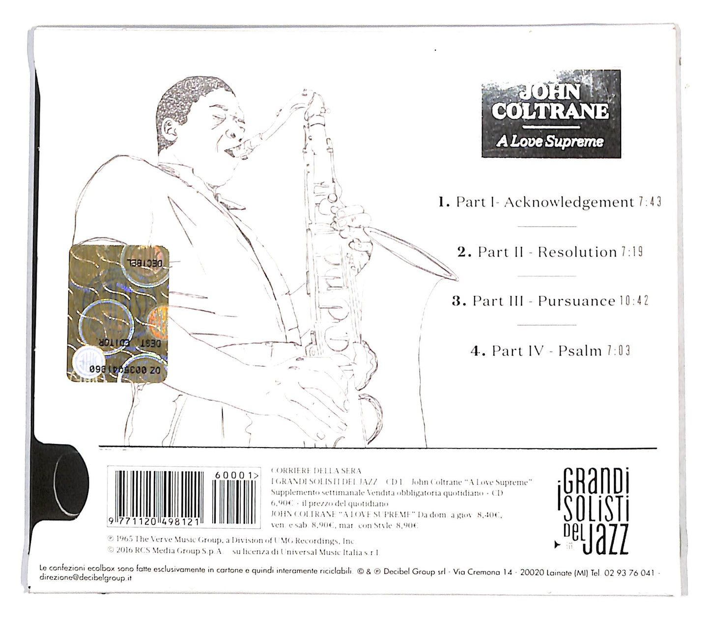 EBOND John Coltrane - A Love Supreme CD CB040766