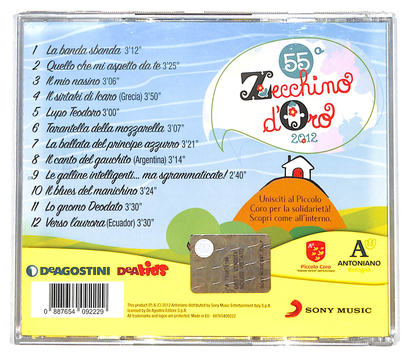 EBOND Piccolo Coro Dell'Antoniano - 55º Zecchino d'Oro 2012 CD CB040916