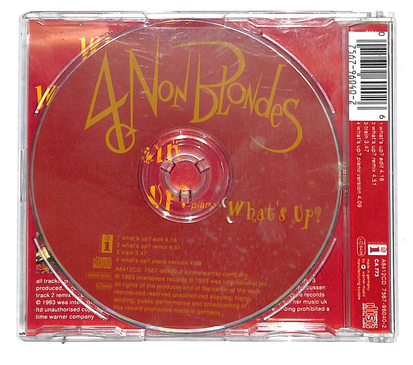 EBOND 4 Non Blondes - What's Up? DIGIPACK CD CB040926