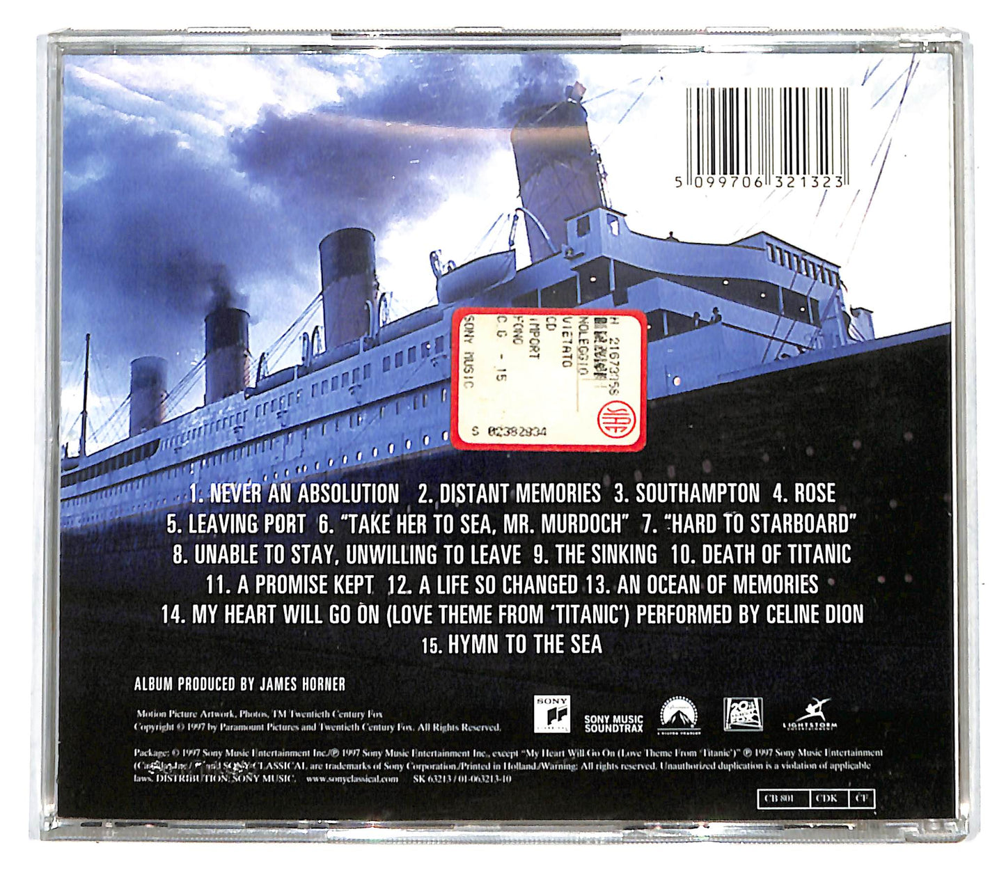 EBOND James Horner - Titanic (music From The Motion Picture) CD CB040933