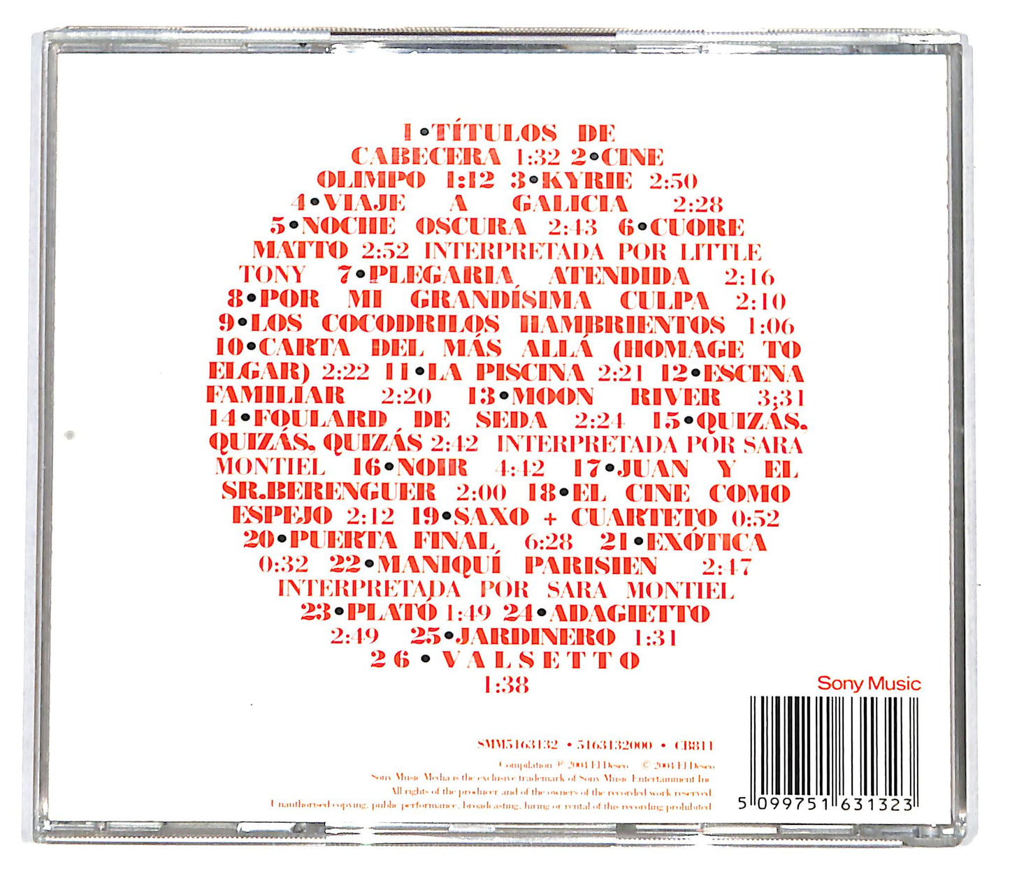 EBOND Alberto Iglesias - La Mala Educacion (Banda Sonora Original) CD CB040942