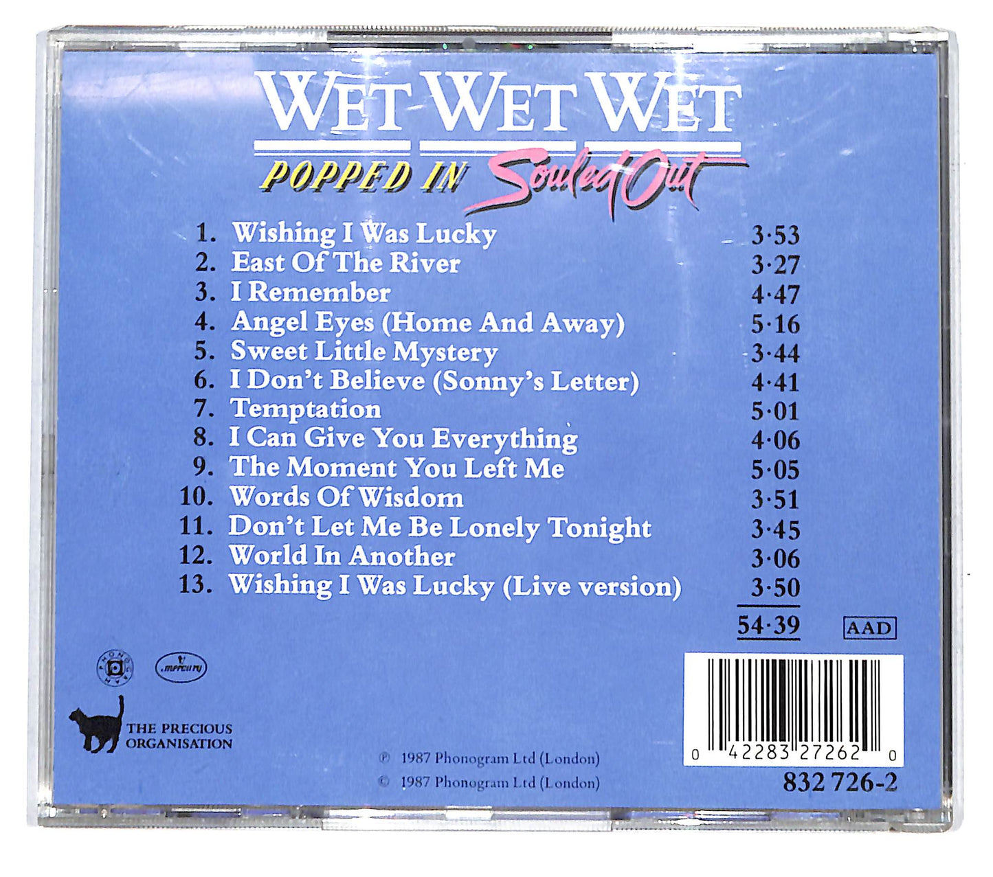 EBOND Wet Wet Wet - Popped In Souled Out CD CB040944