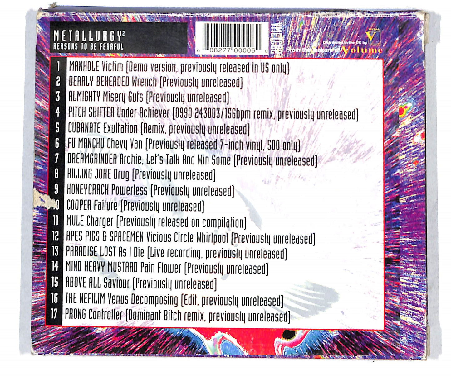 EBOND Various - Metallurgy2 - Reasons To Be Fearful CD CB040952