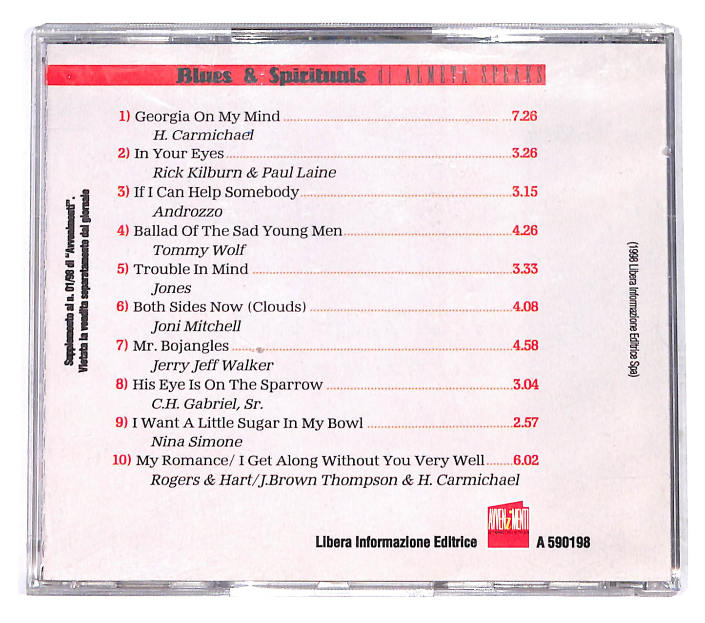 EBOND Almeta Speaks - Blues & Spirituals CD CB041104