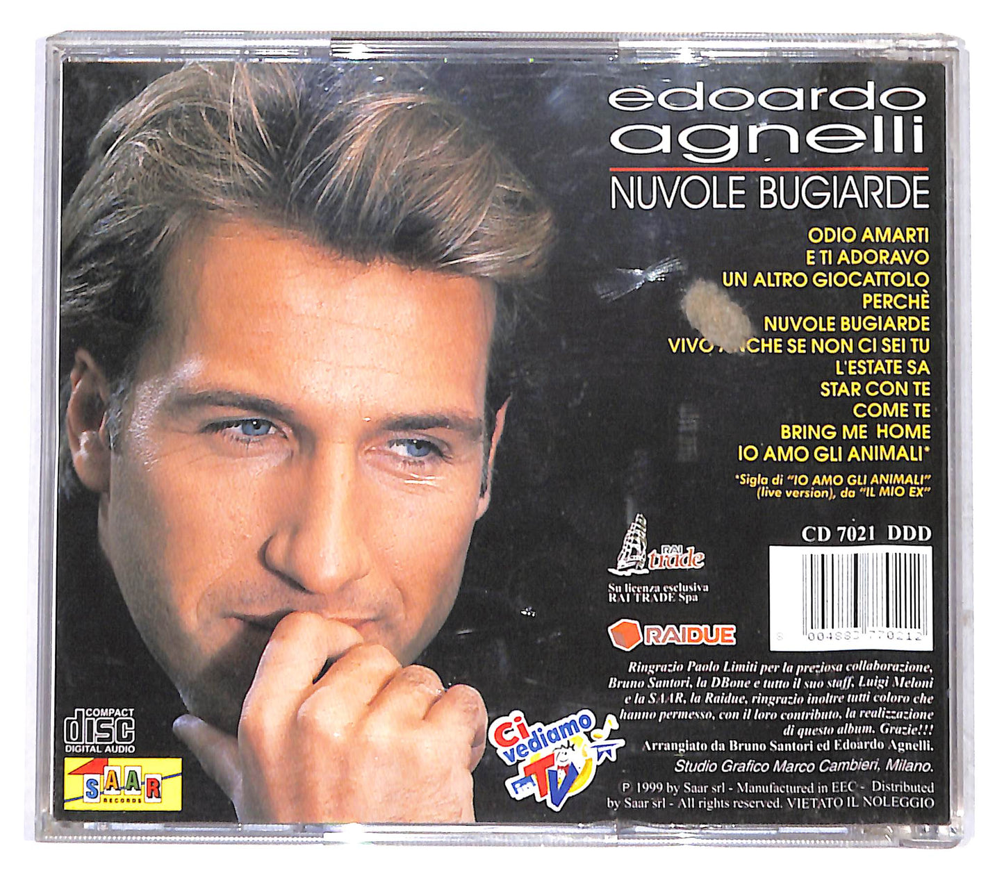 EBOND Edoardo Agnelli - Nuvole Bugiarde CD CB041121
