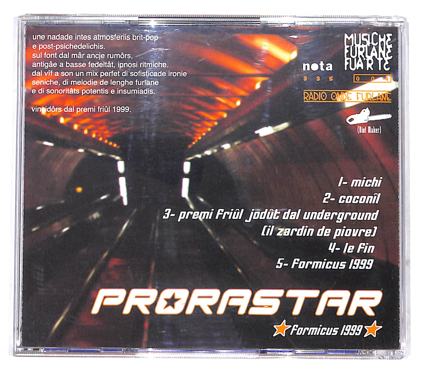 EBOND Prorastar - Formicus 1999 CD CB041124
