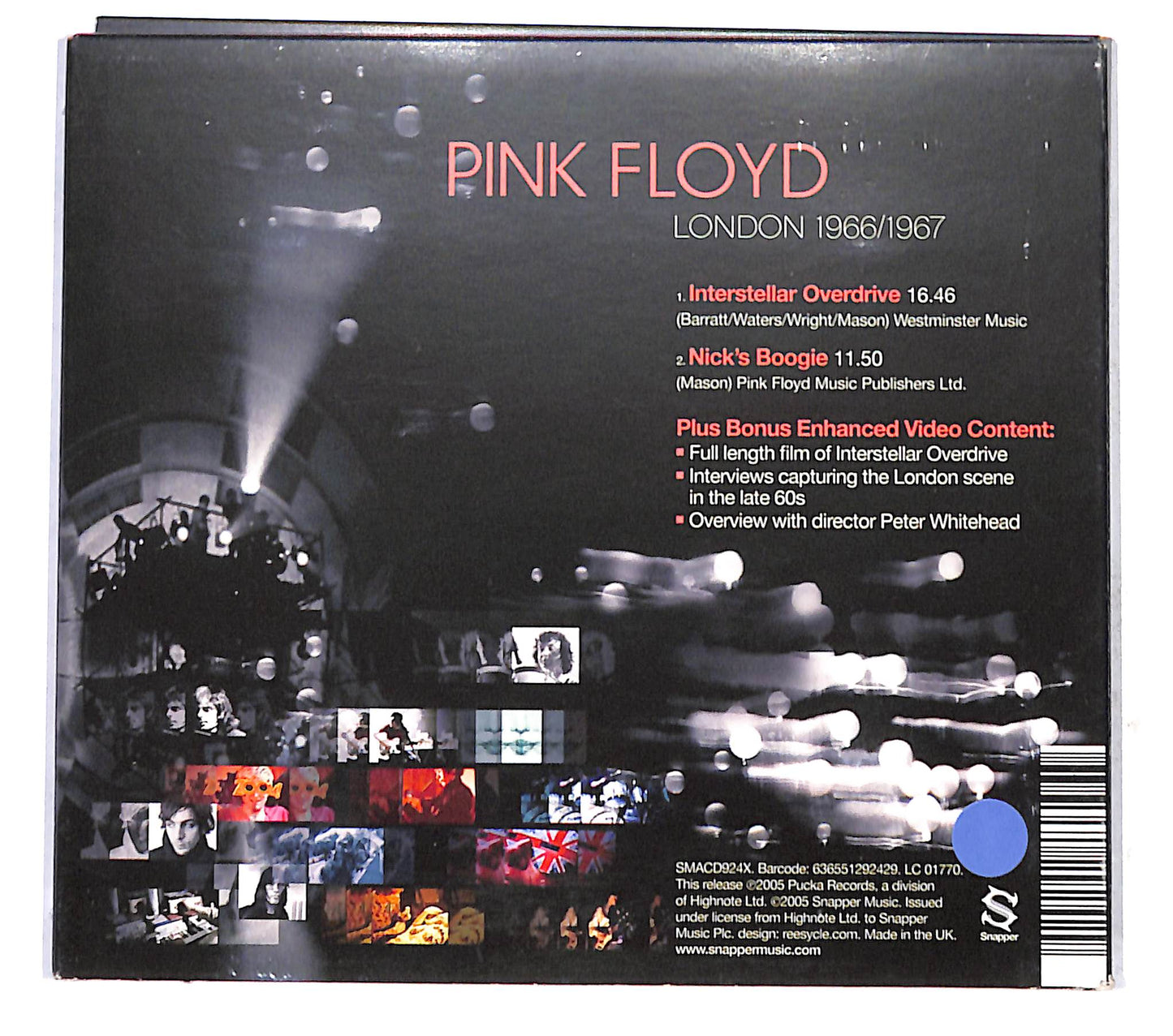 EBOND Pink Floyd - London 1966/1967 DIGIPACK CD CB041155