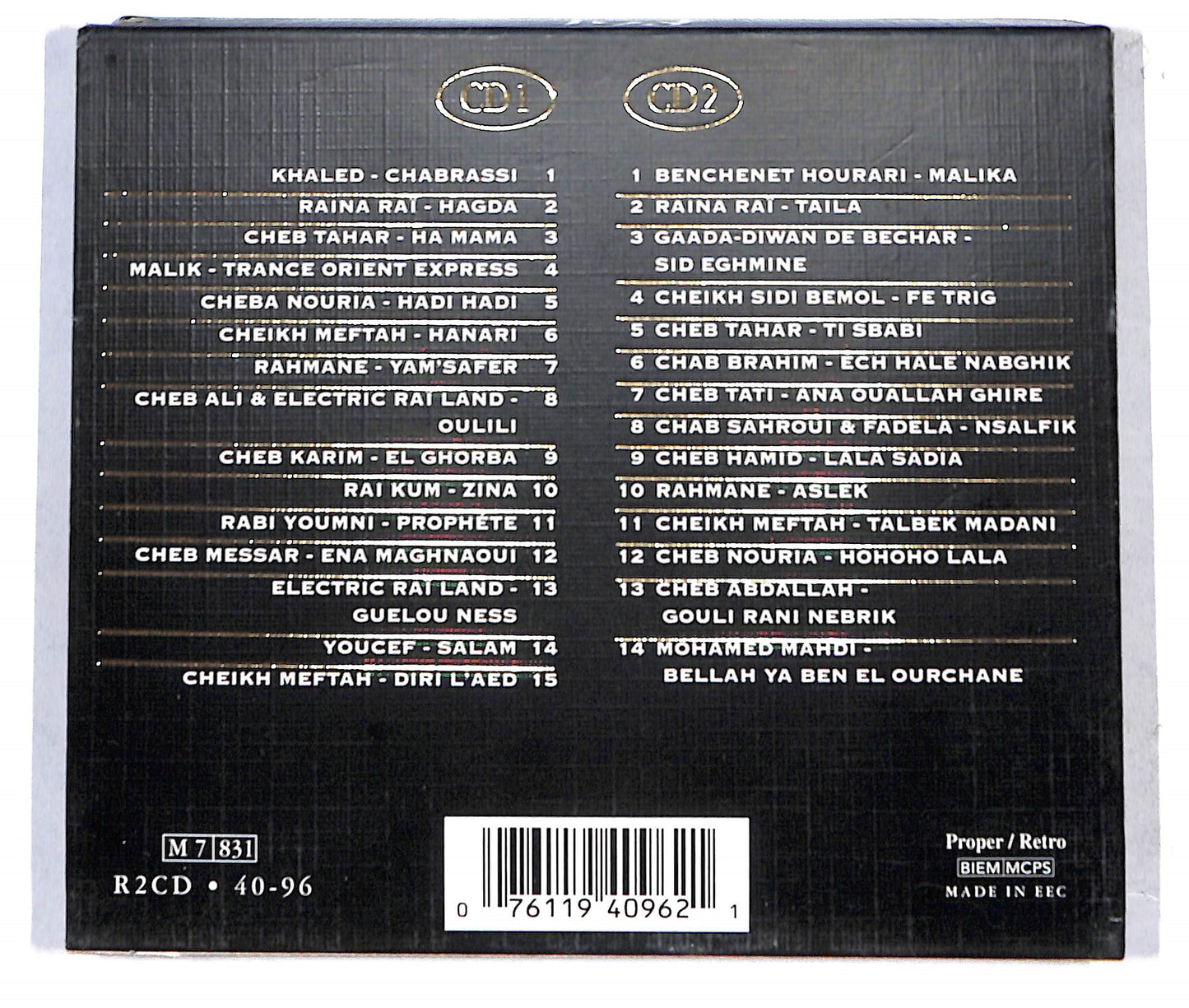 EBOND Various - Rai - The Gold Collection CD CB041302