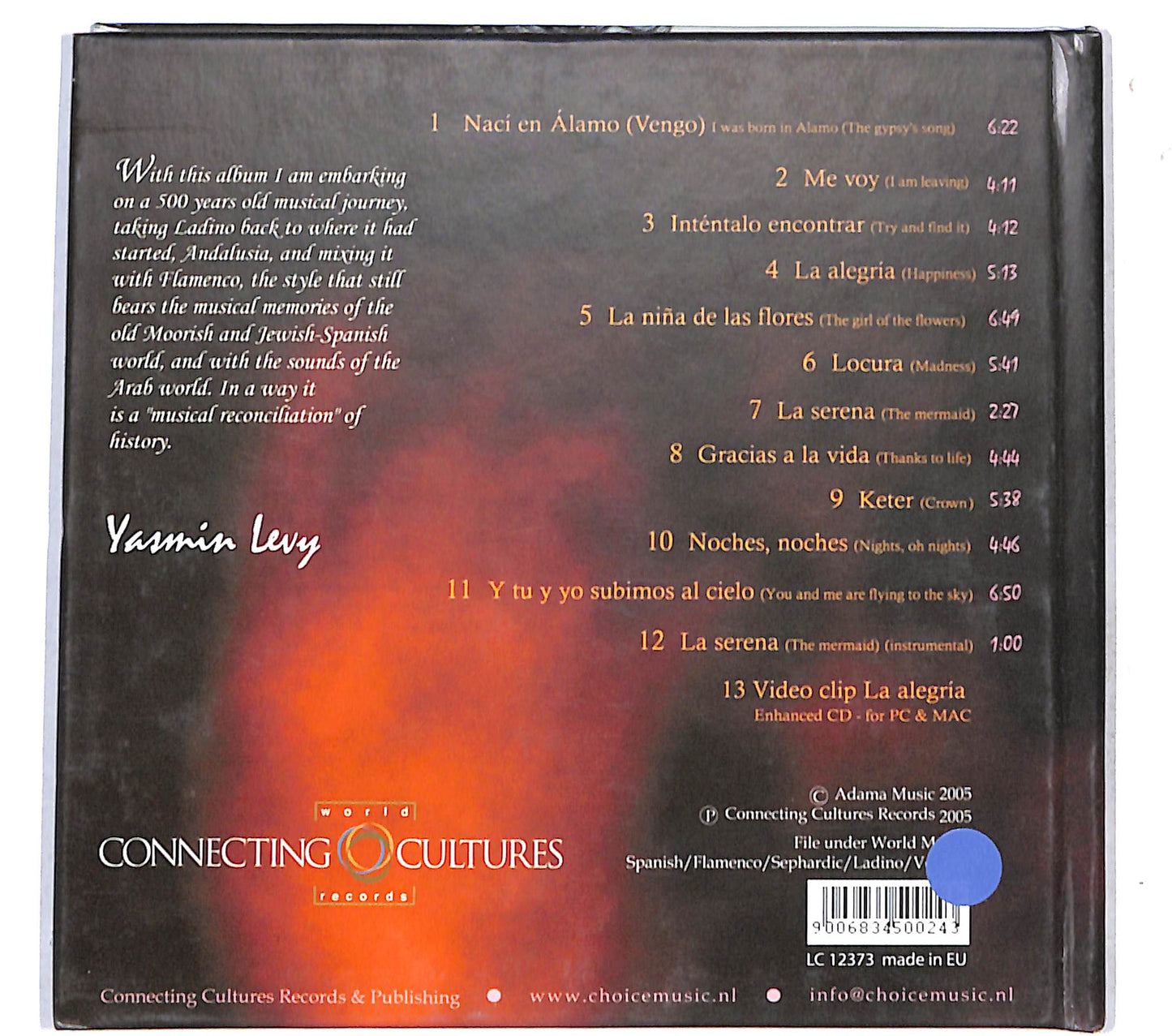 EBOND Yasmin Levy - La Juderia CD CB041326