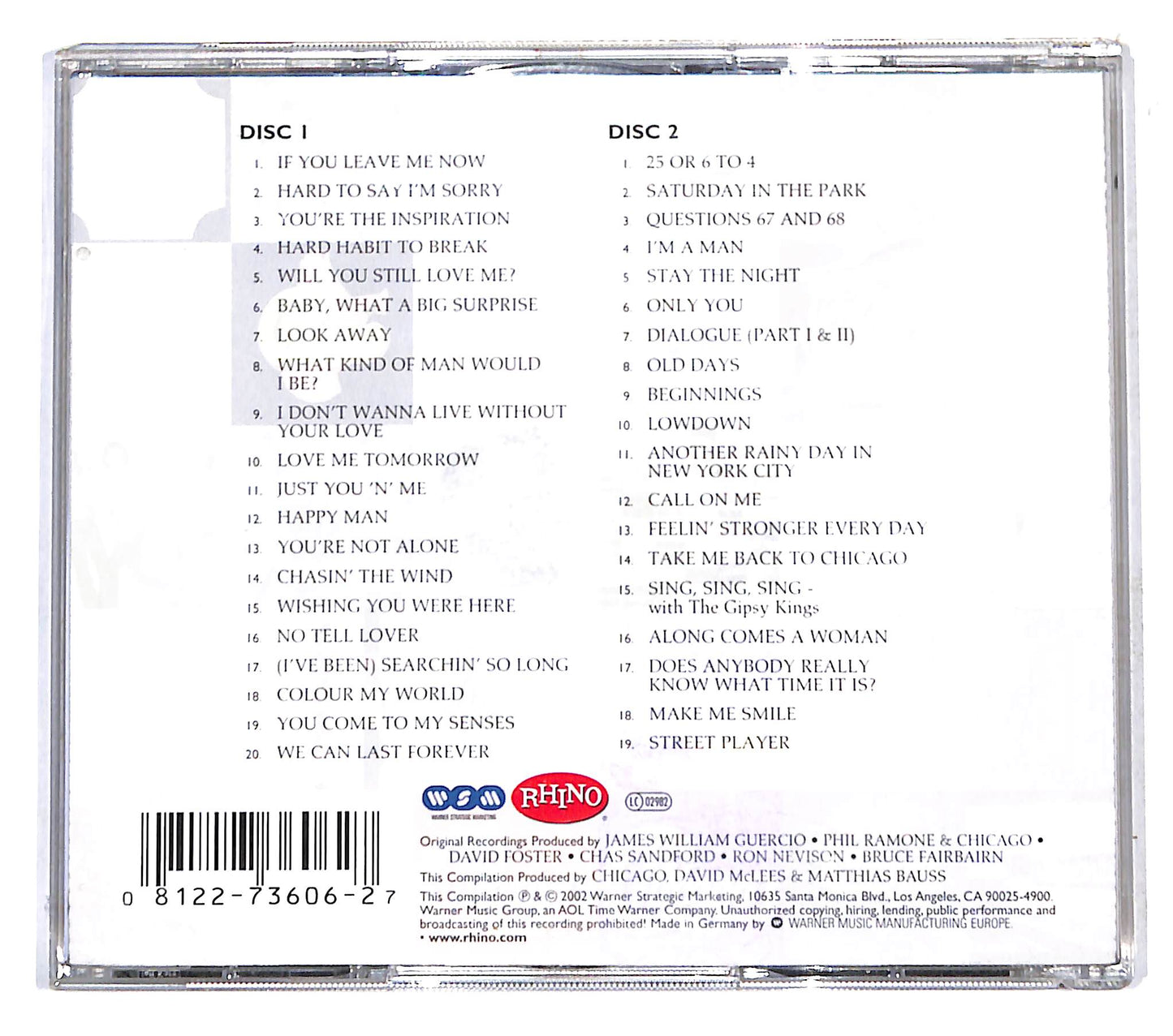 EBOND Chicago - The Chicago Story: Complete Greatest Hits CD CB041341