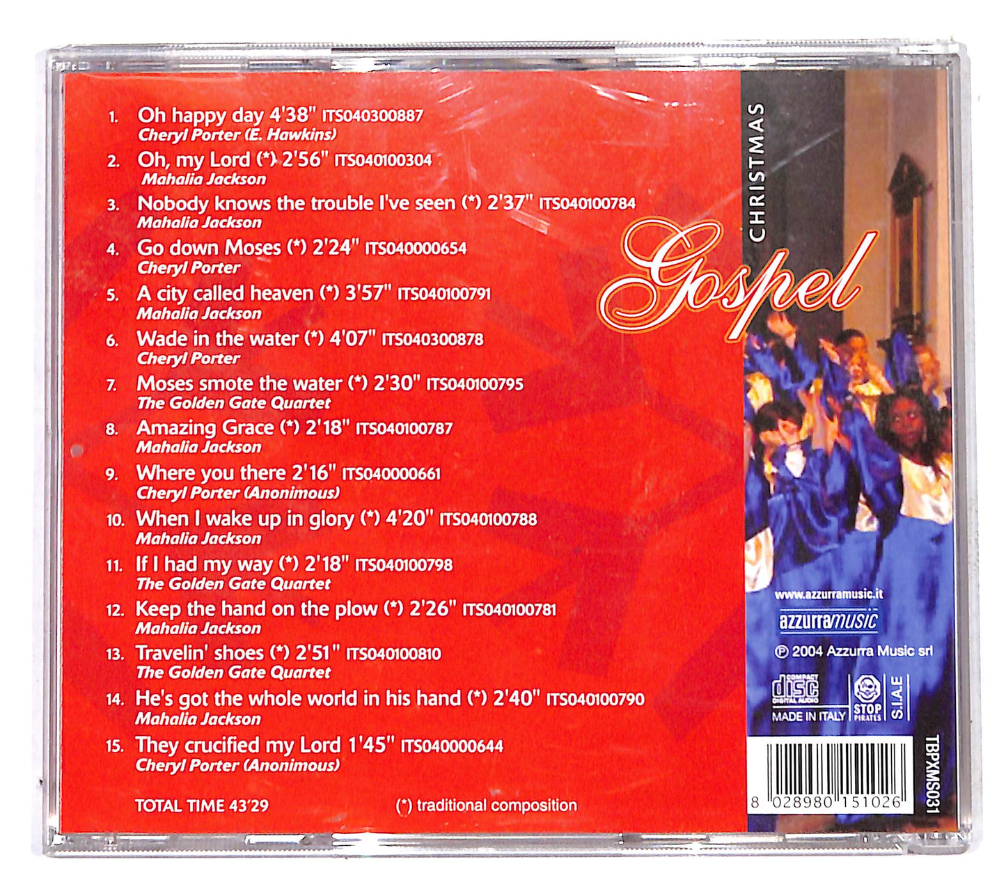 EBOND Various - Christmas Gospel CD CB042207