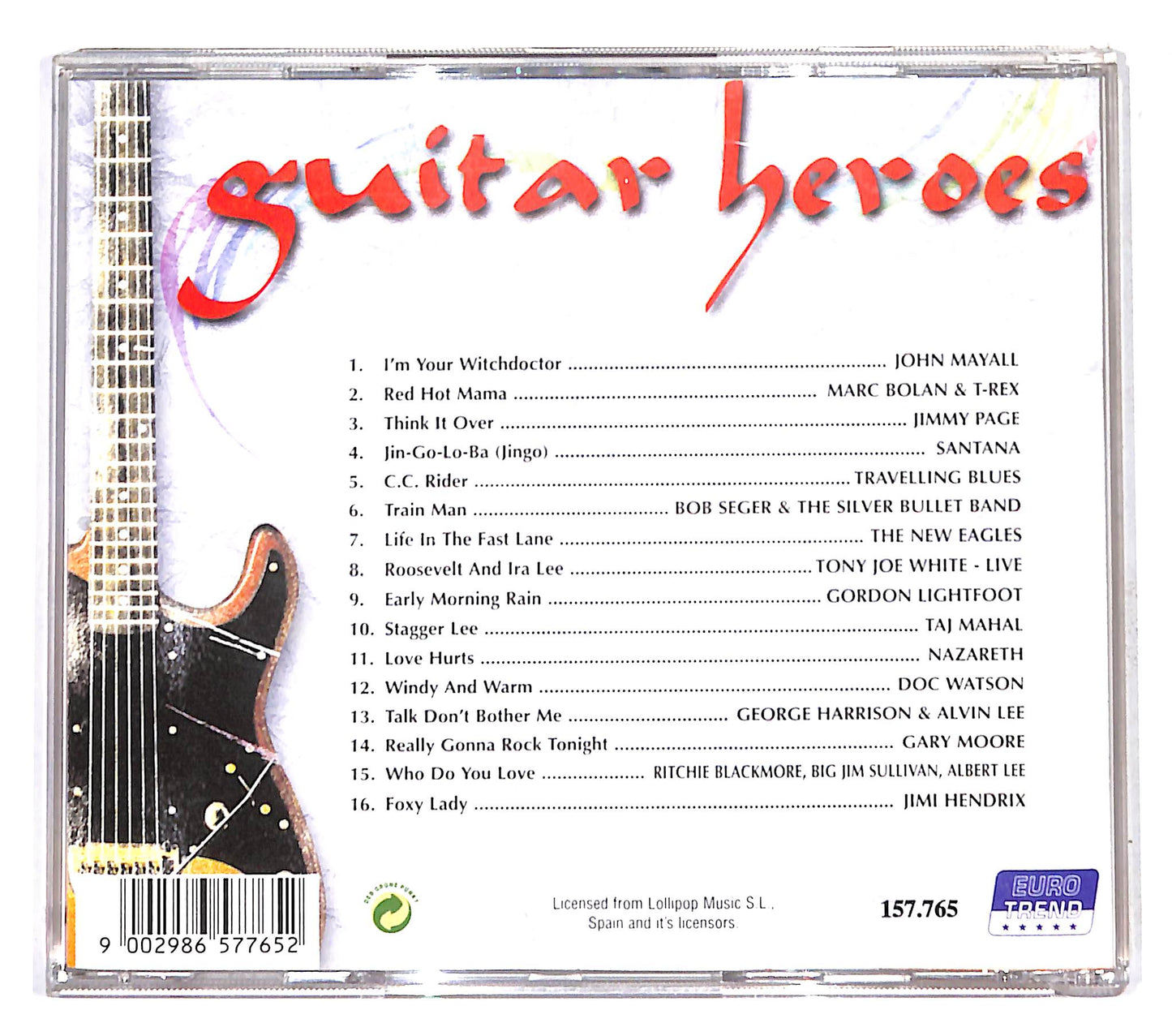 EBOND Various - Guitar Heroes CD CB042209