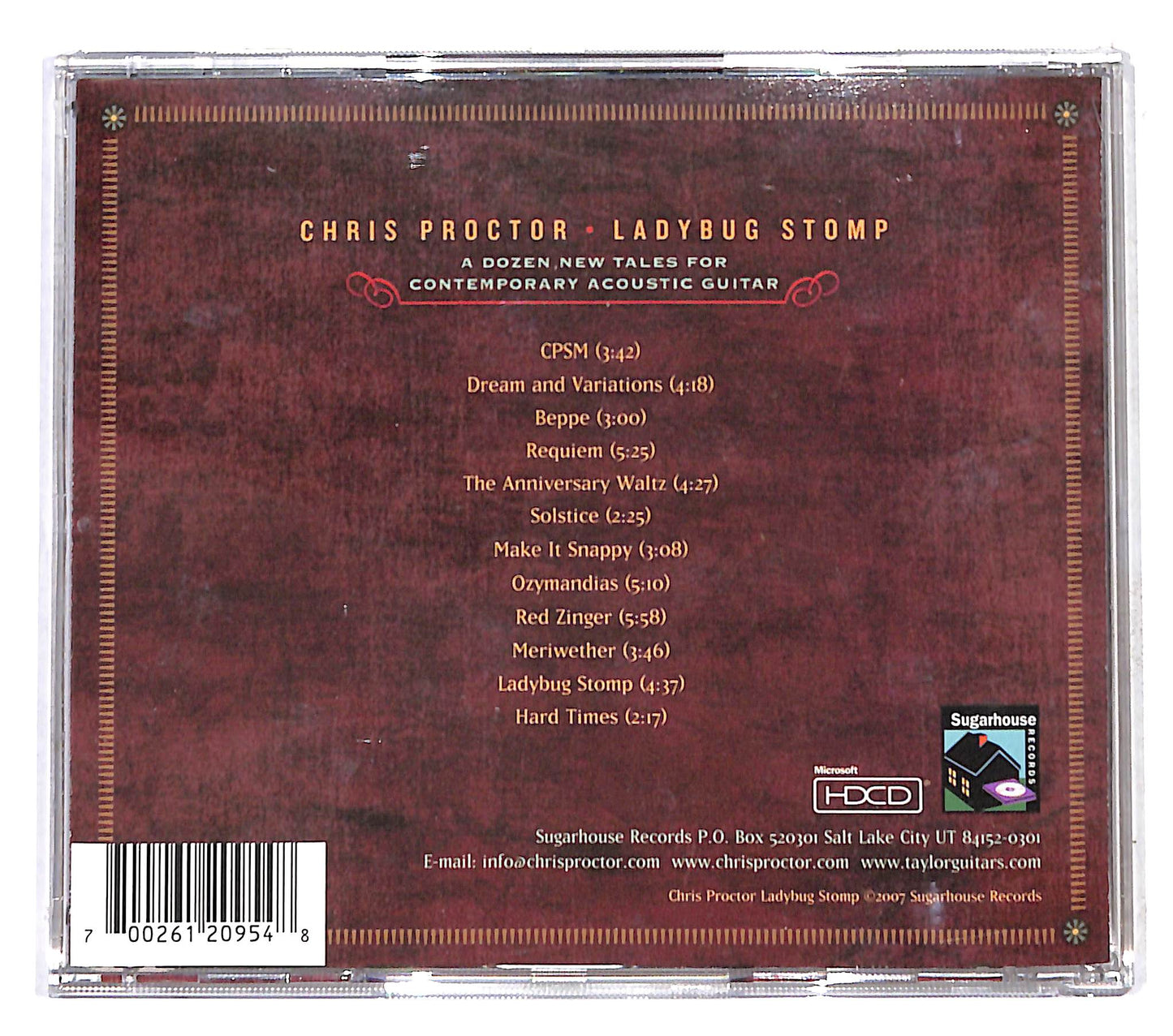 EBOND Chris Proctor - Ladybug Stomp CD CB042221