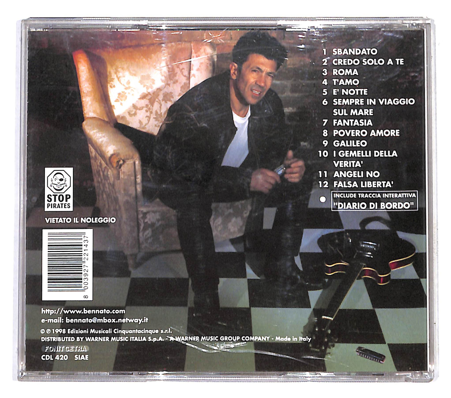 EBOND Edoardo Bennato - Sbandato CD CB042239