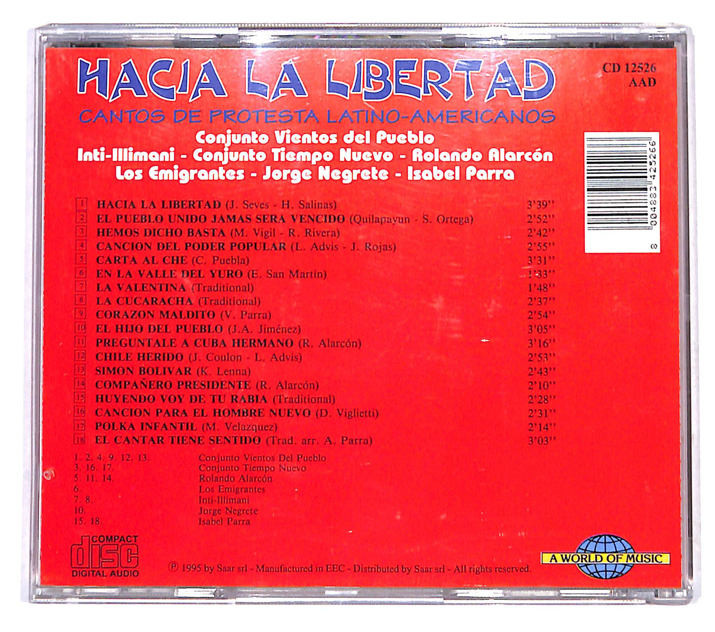 EBOND Various - Hacia La Libertad CD CB044601