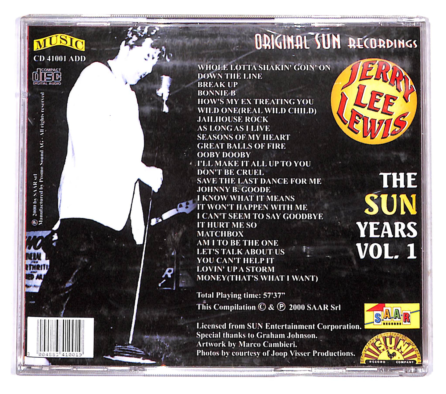 EBOND Jerry Lee Lewis - The Sun Years Vol. 1 CD CB044603