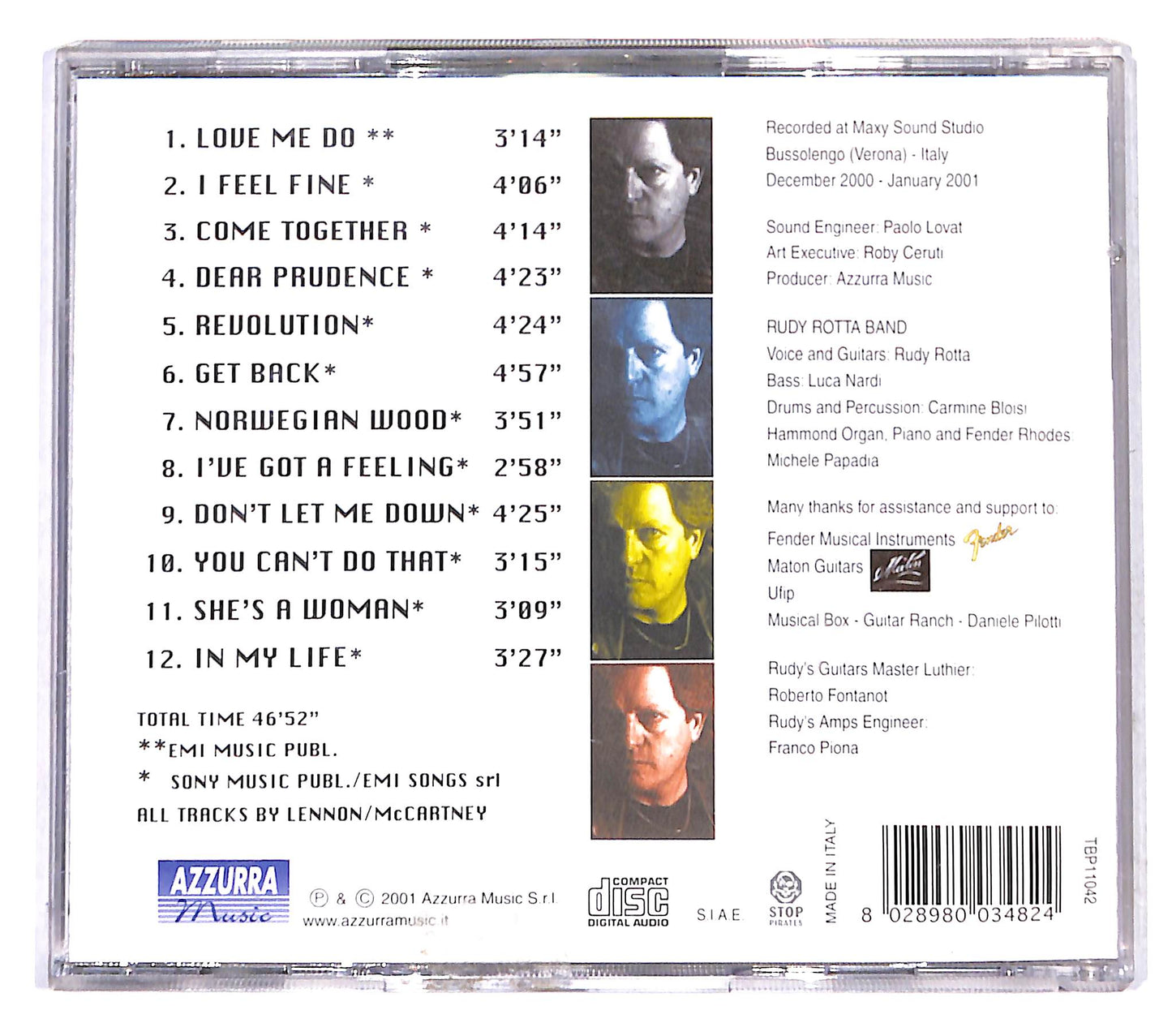 EBOND Rudy Rotta Band - The Beatles In Blues CD CB044633