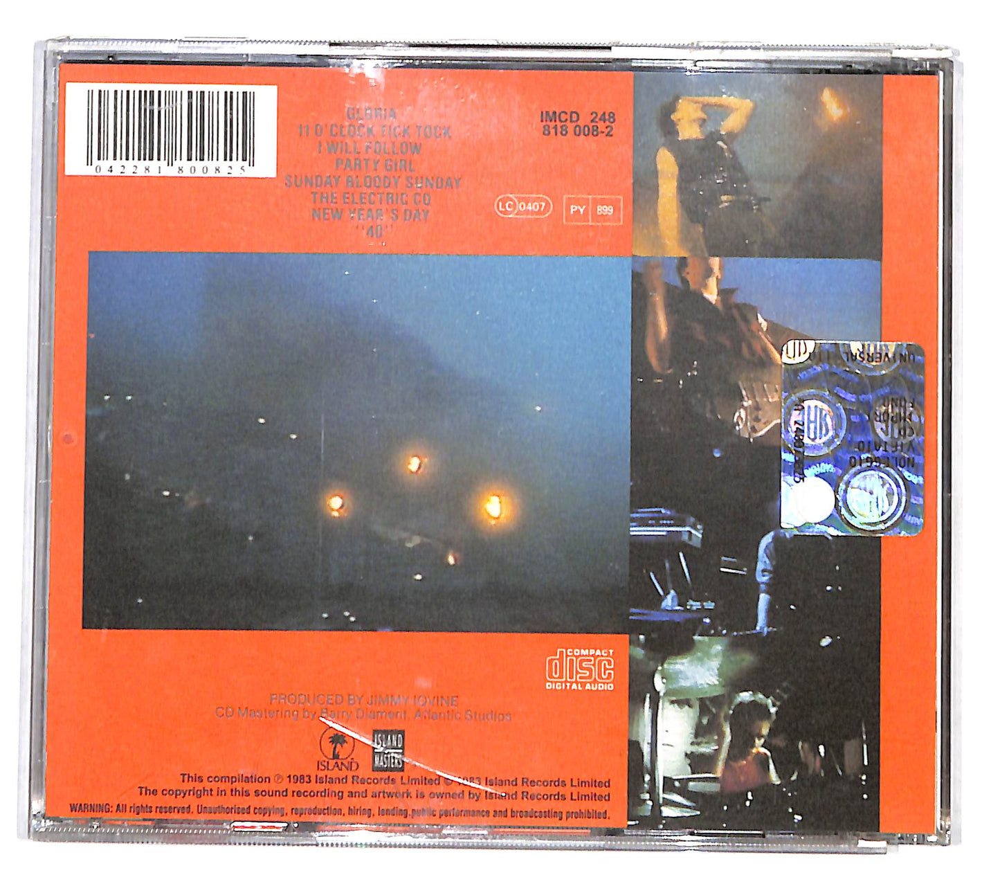 EBOND U2 - Under A Blood Red Sky CD CB045731