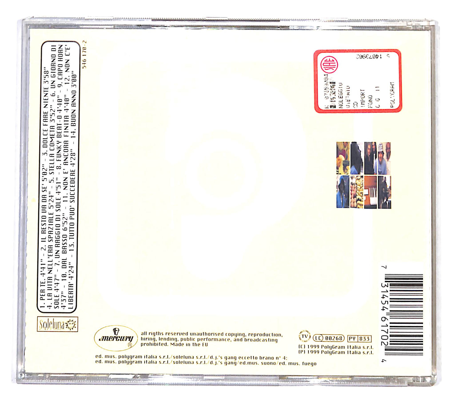 EBOND Jovanotti - Lorenzo 1999 Capo Horn CD CB046112