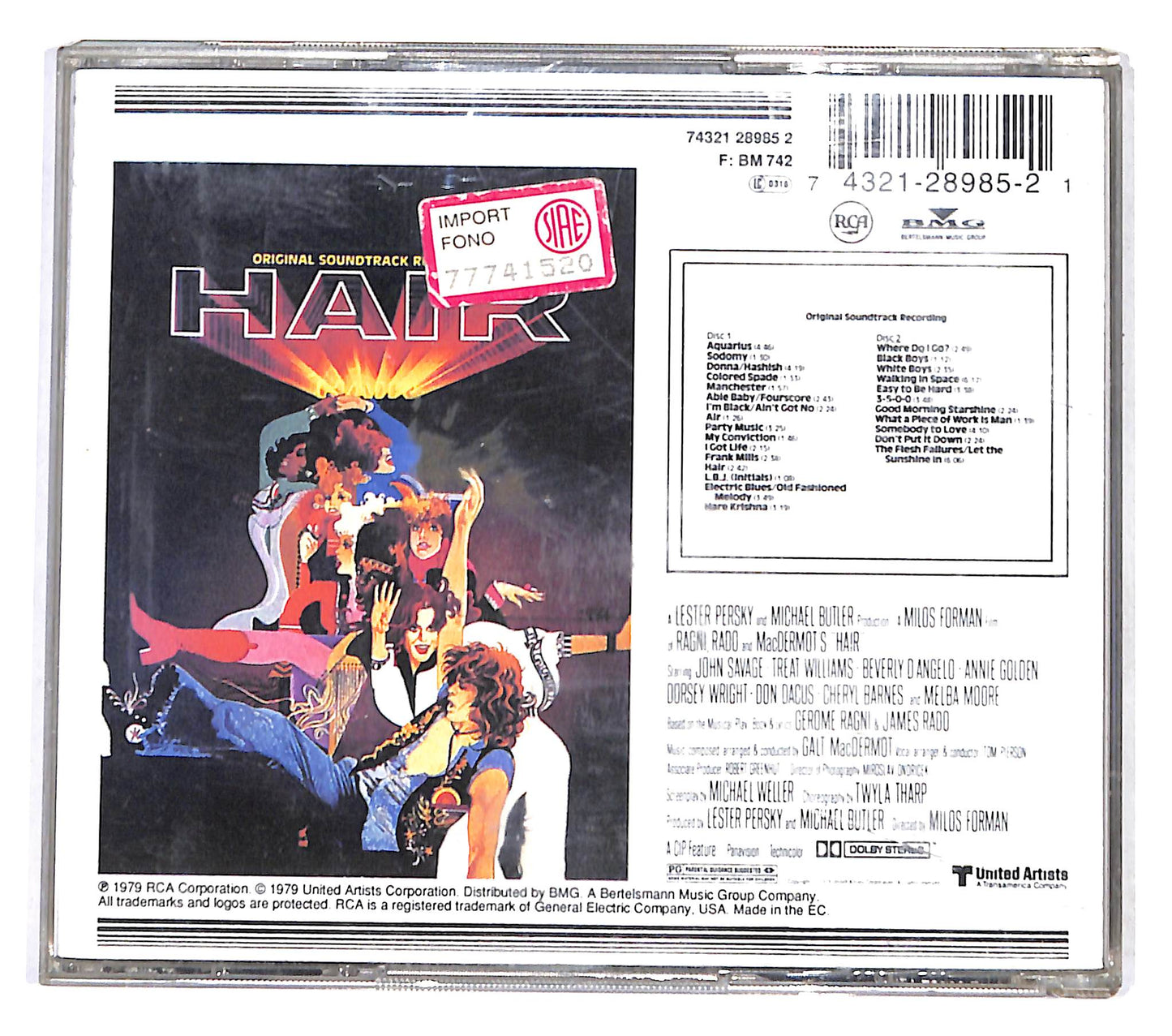 EBOND MacDermot - Hair (Original Soundtrack Recording) (2 dischi) CB046122