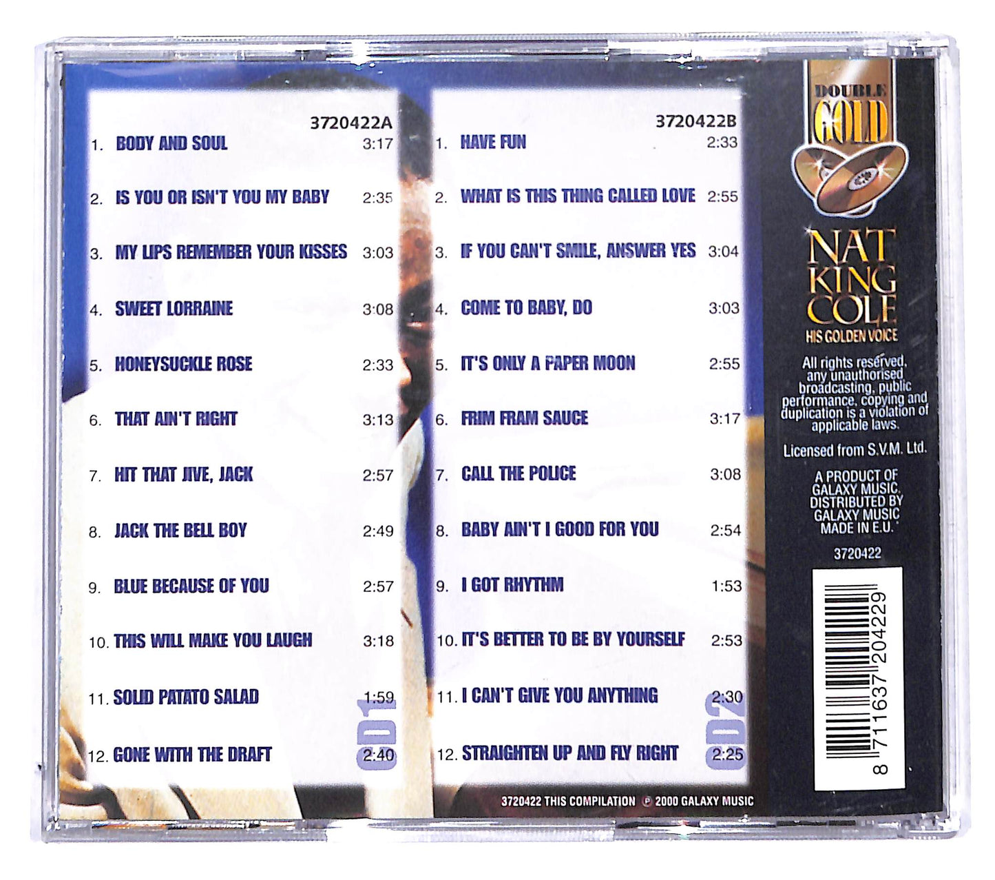 EBOND Nat King Cole - His Golden Voice CD CB046404