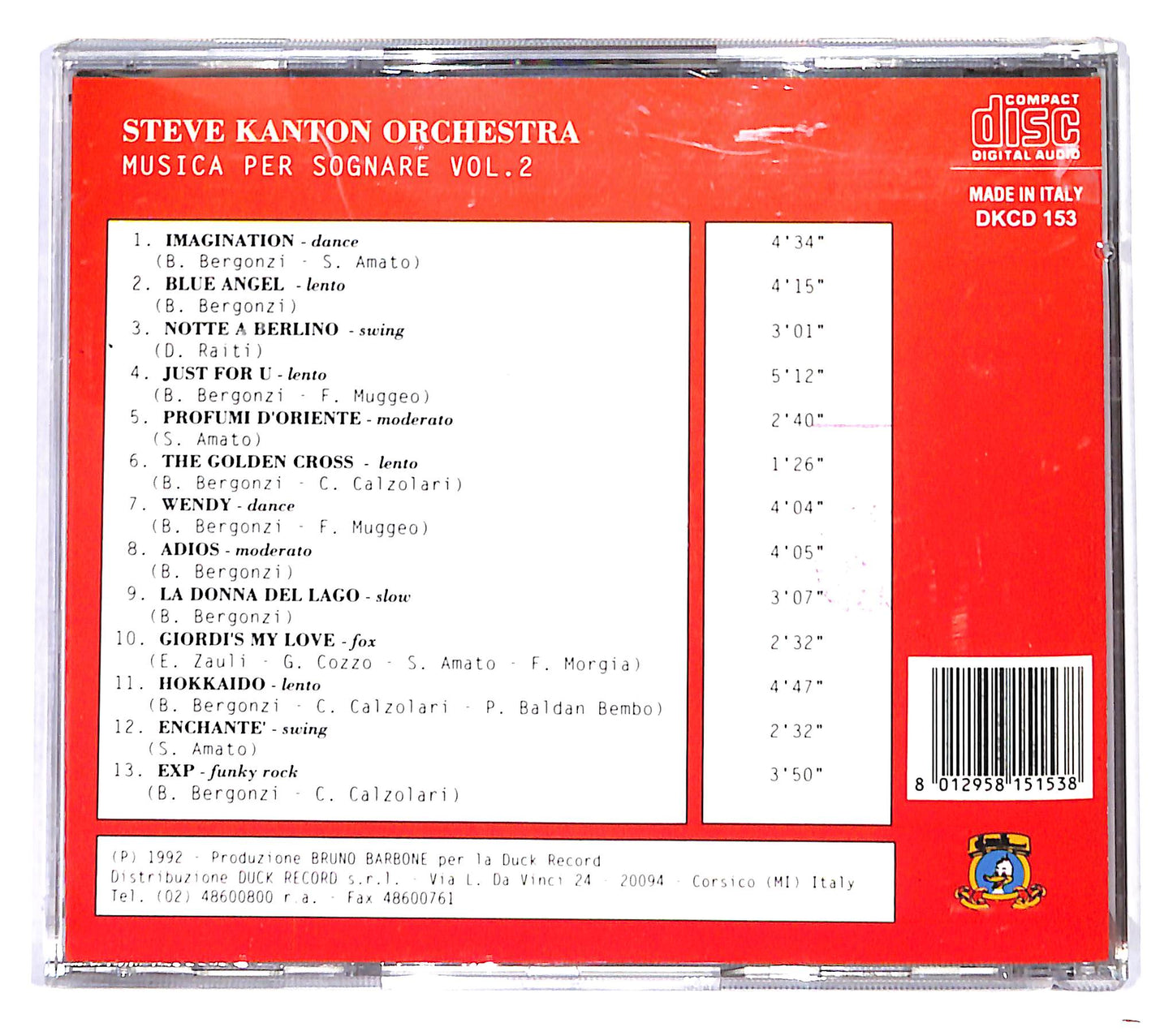 EBOND Steve Kanton Orchestra - Musica per sognare vol.2 CD CB046411