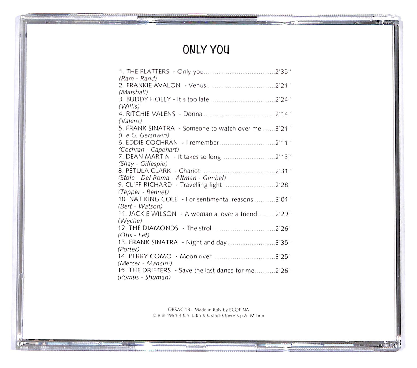 EBOND Various - Only You CD CB046434