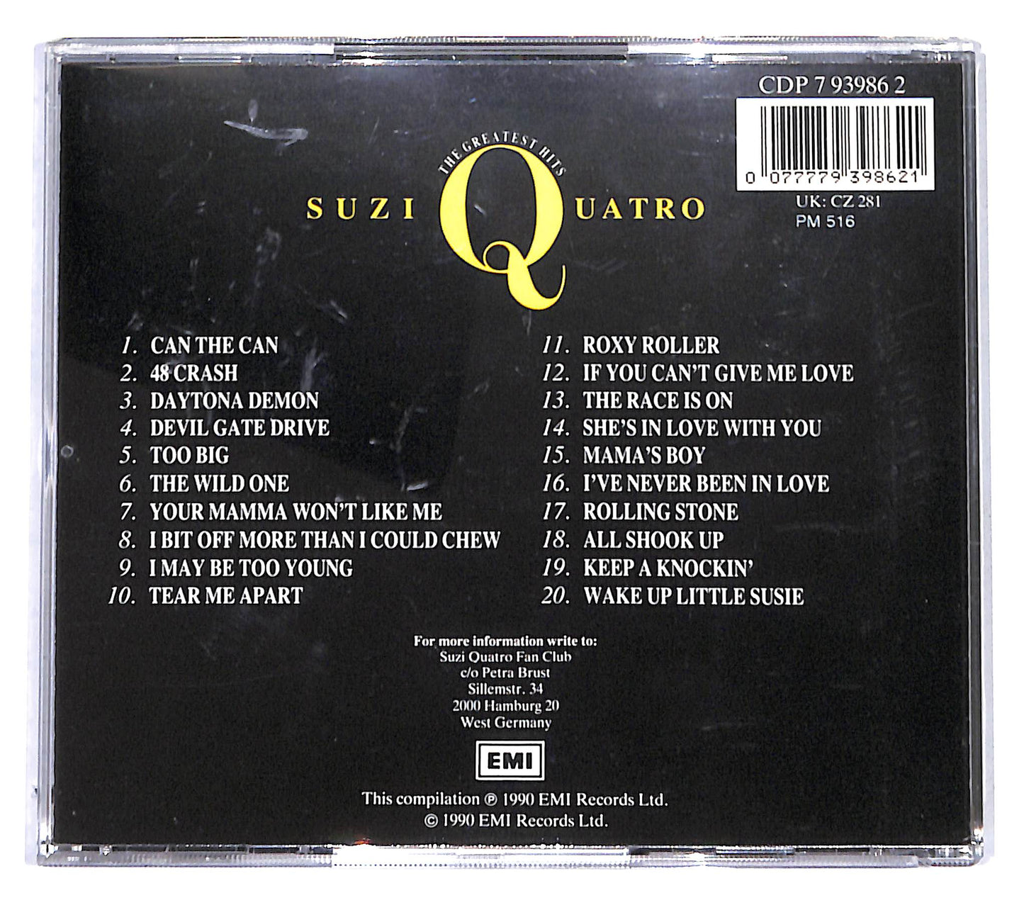 EBOND Suzi Quatro - The Wild One - The Greatest Hits CD CB046439