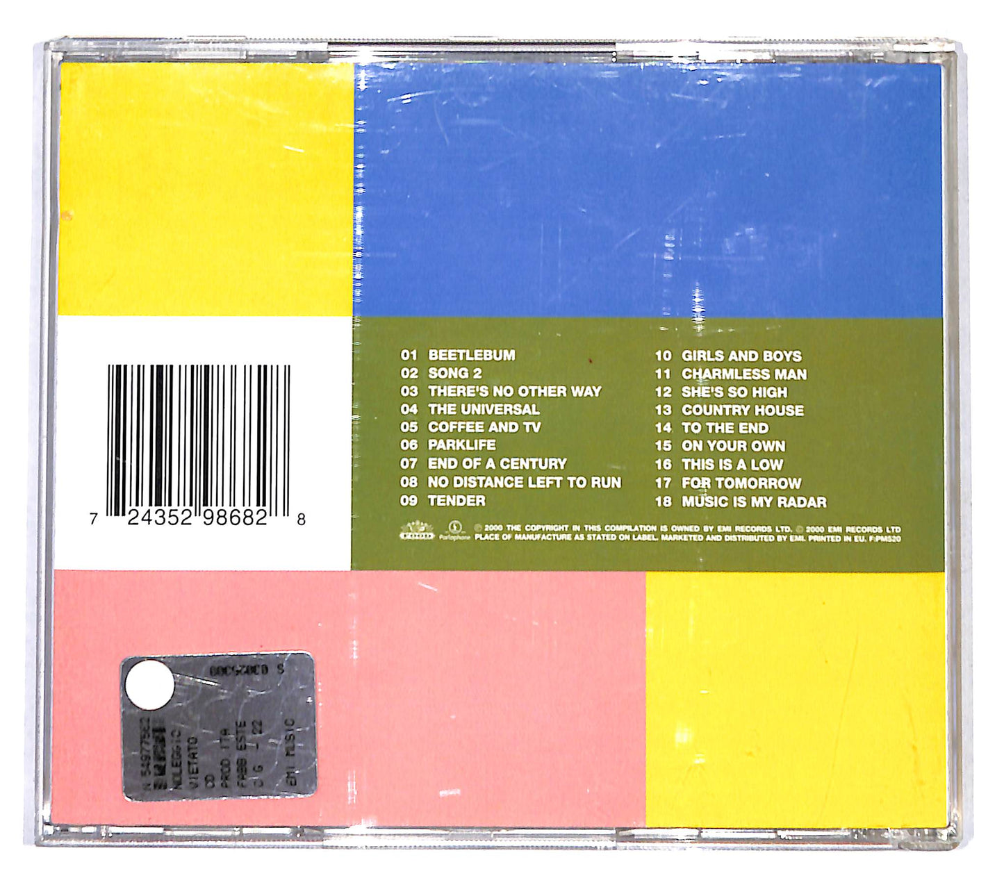 EBOND Blur - The Best Of CD CB046457