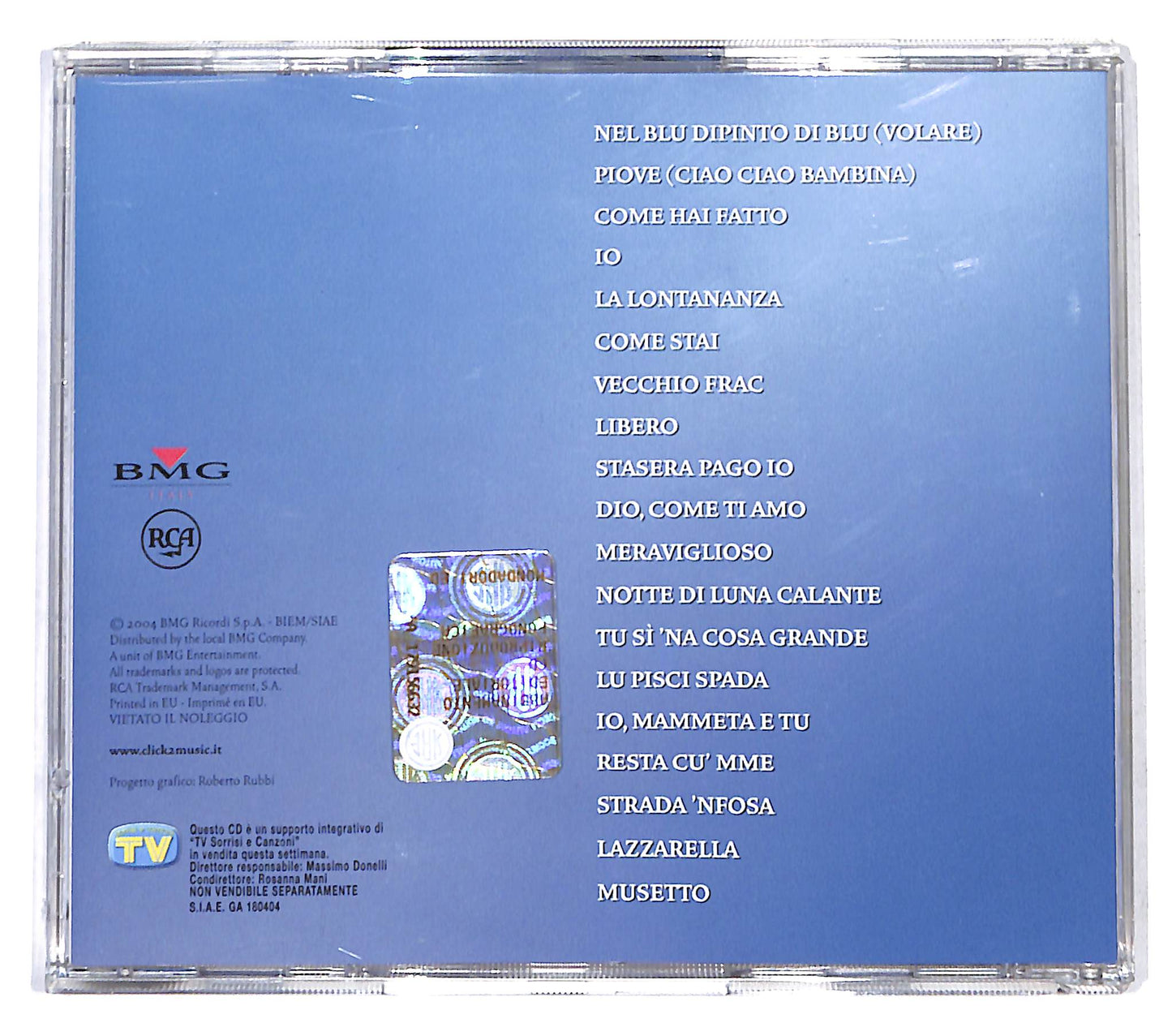 EBOND Domenico Modugno - Io, Modugno EDITORIALE CD CB046460