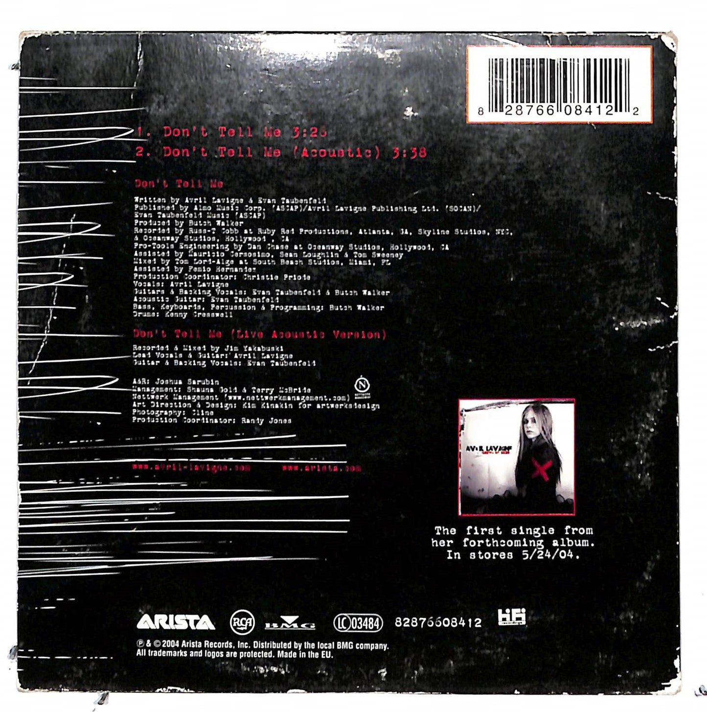 EBOND Avril Lavigne - Don't Tell Me CD CB046612