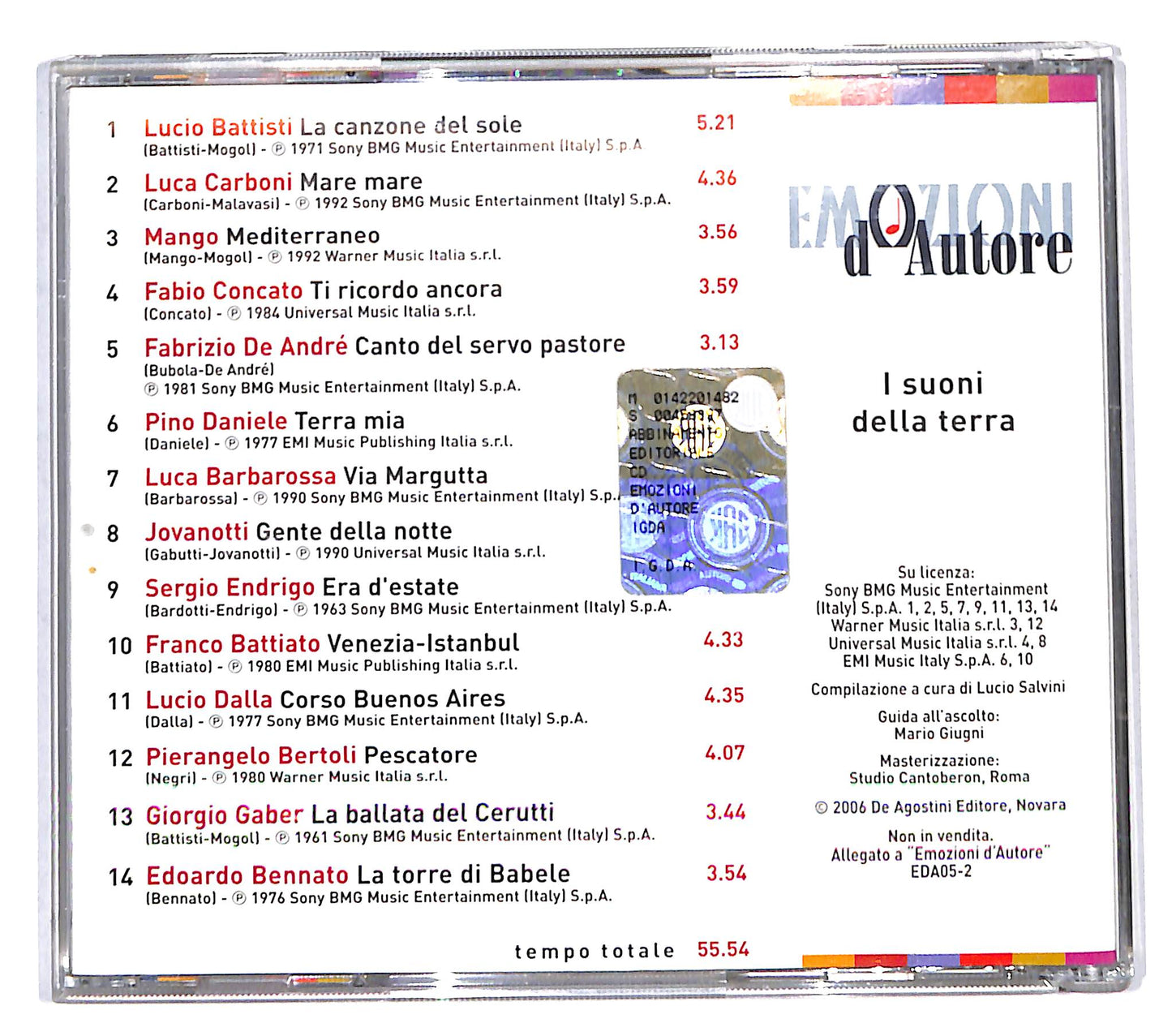 EBOND Various - I Suoni Della Terra EDITORIALE CD CB047214