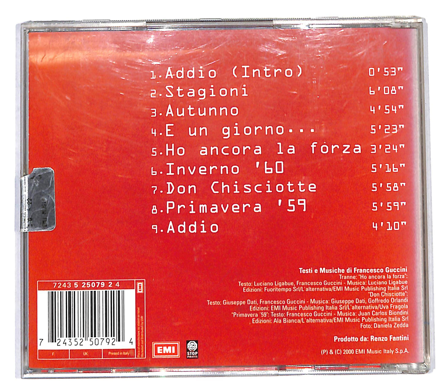 EBOND Francesco Guccini - Stagioni CD CB047215