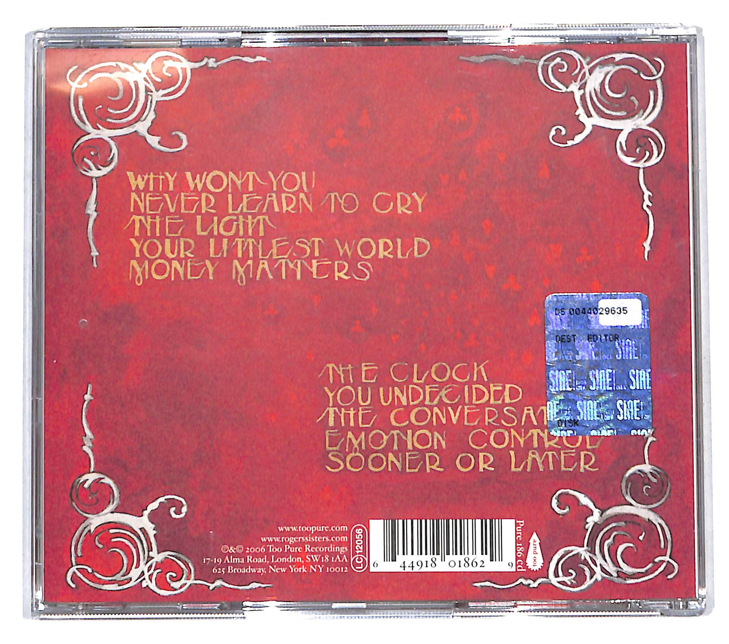 EBOND The Rogers Sisters - The Invisible Deck CD CB047252