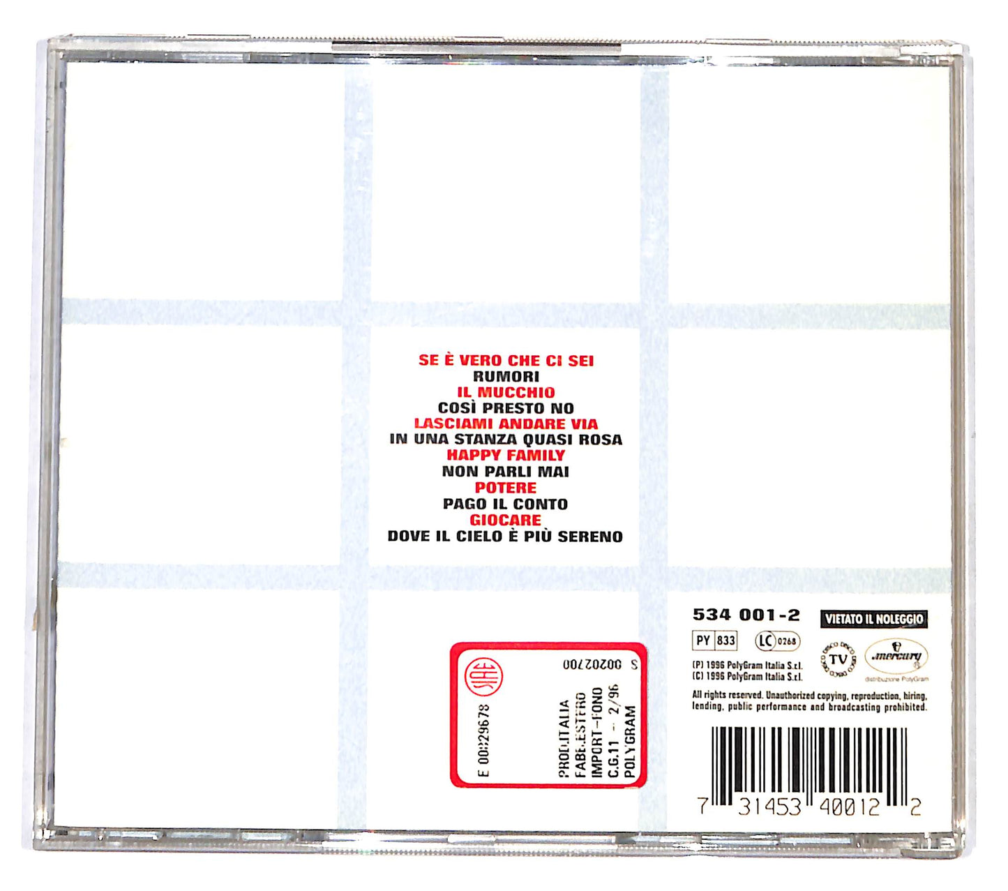 EBOND Biagio Antonacci - Il Mucchio CD CB047703