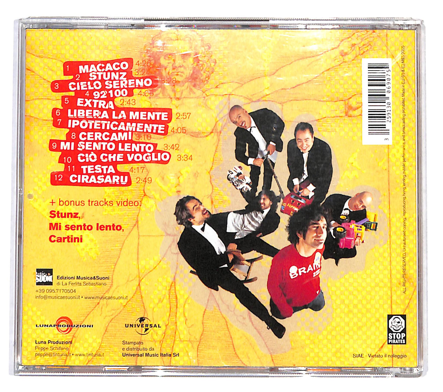 EBOND Tinturia - Nessuno E Perfetto (Per Fortuna) CD CB047721