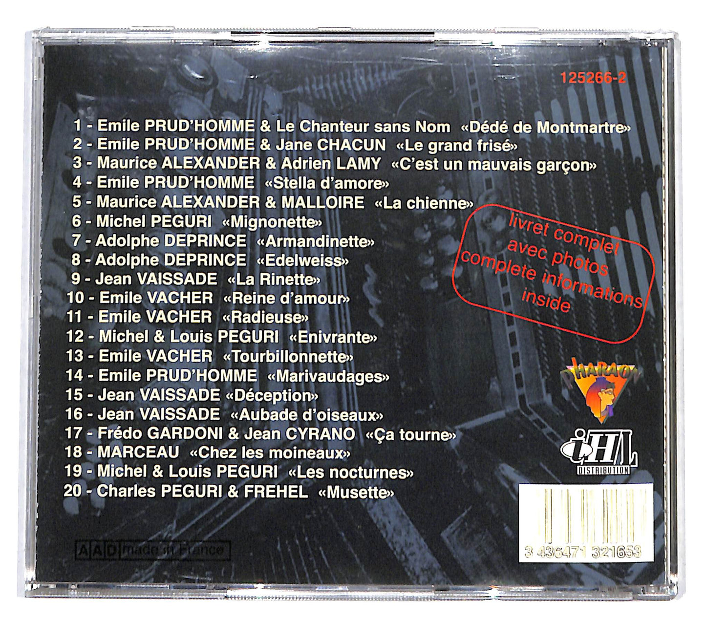 EBOND Various - Accordeon - Valse Musette CD CB047761