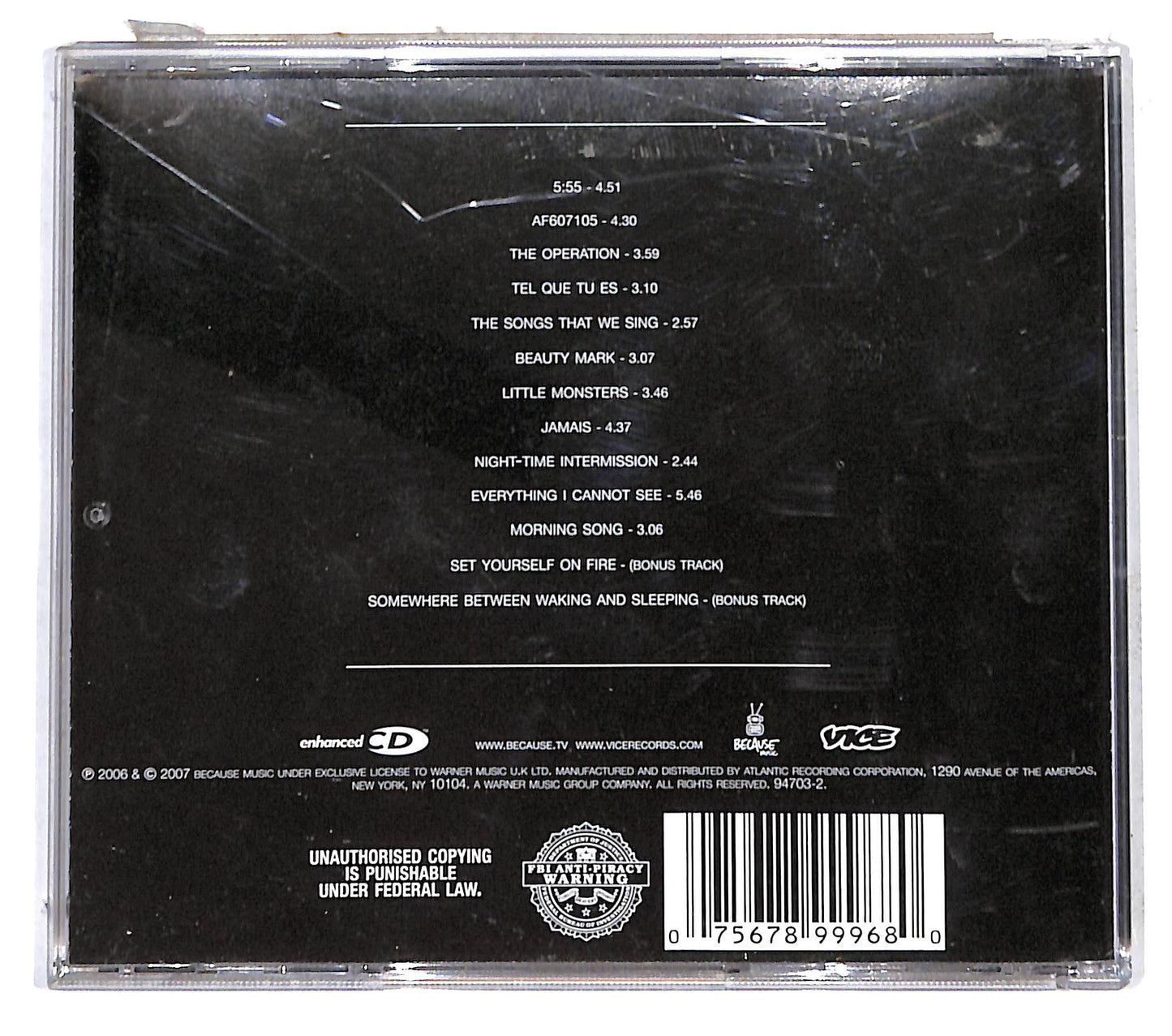 EBOND Charlotte Gainsbourg - 5:55 CD CB047939