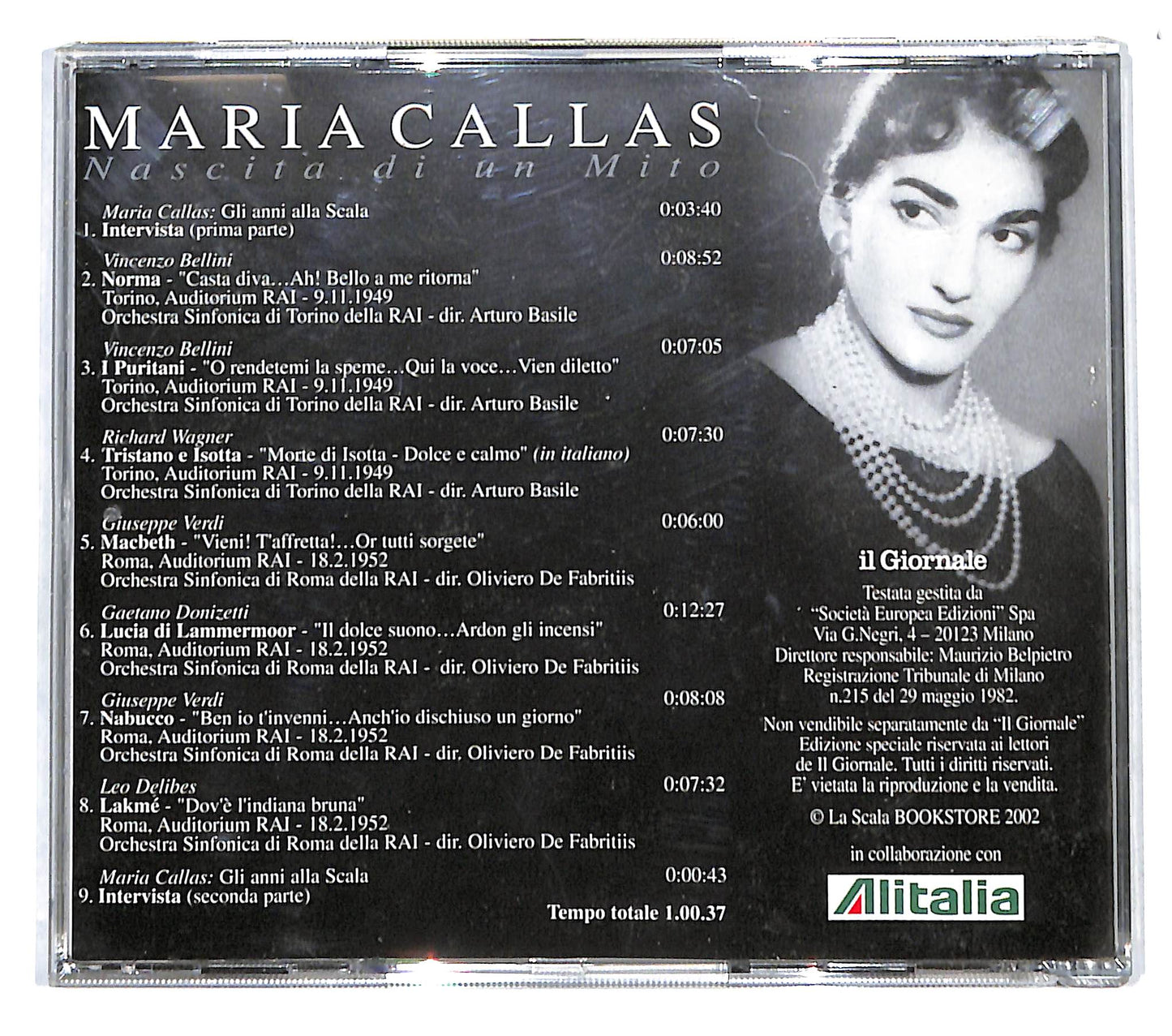 EBOND Maria Callas - Nascita Di Un Mito EDITORIALE CD CB049210