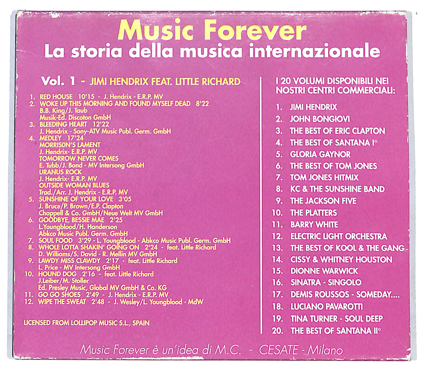 EBOND Jimi Hendrix Featuring Little Richard CD CB049214